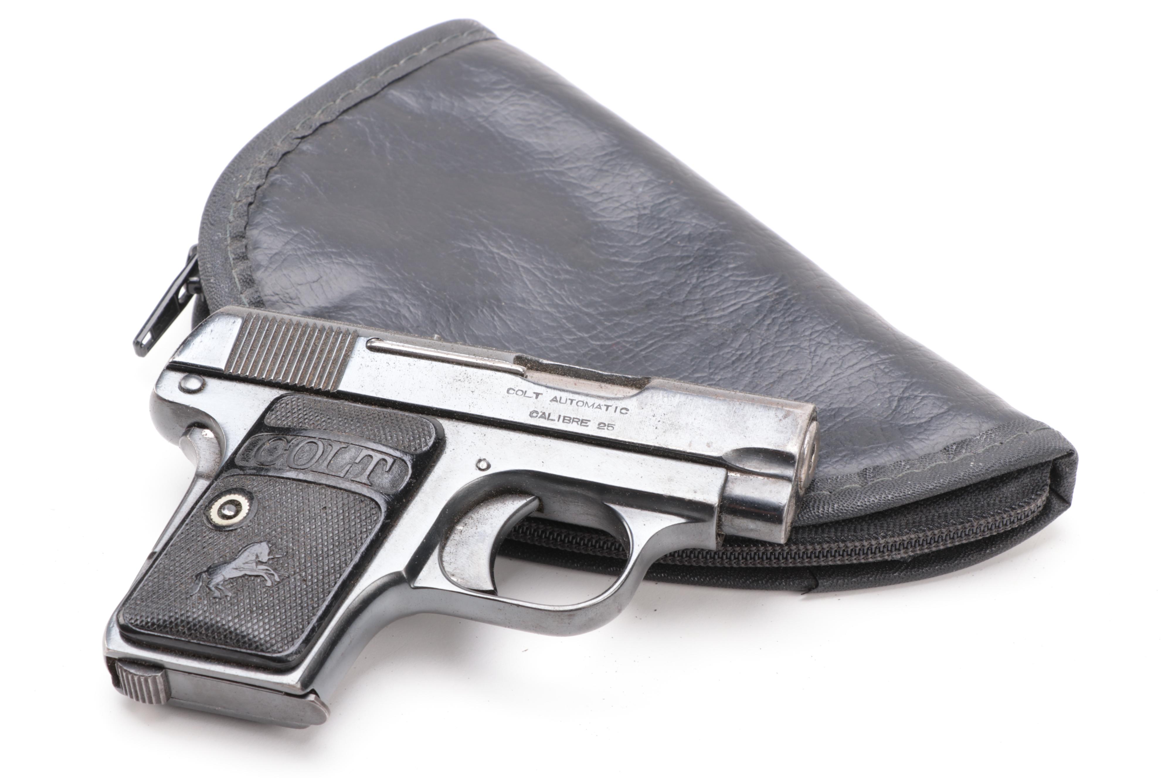 Colt .25 Caliber Model 1908 Semi-Auto Vest Pocket Pistol, 1918