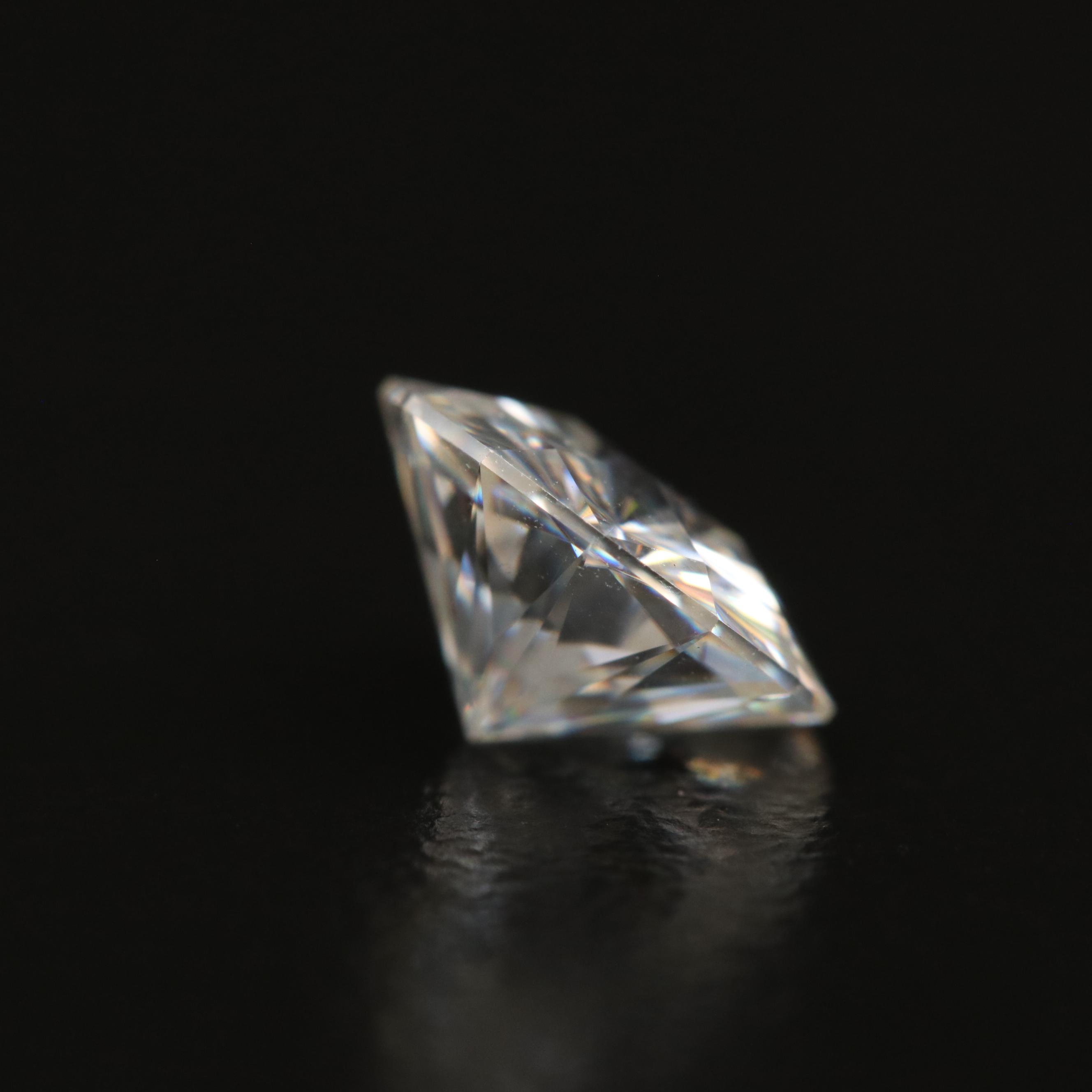 Loose Laboratory Grown Fantasy Faceted Moissanite