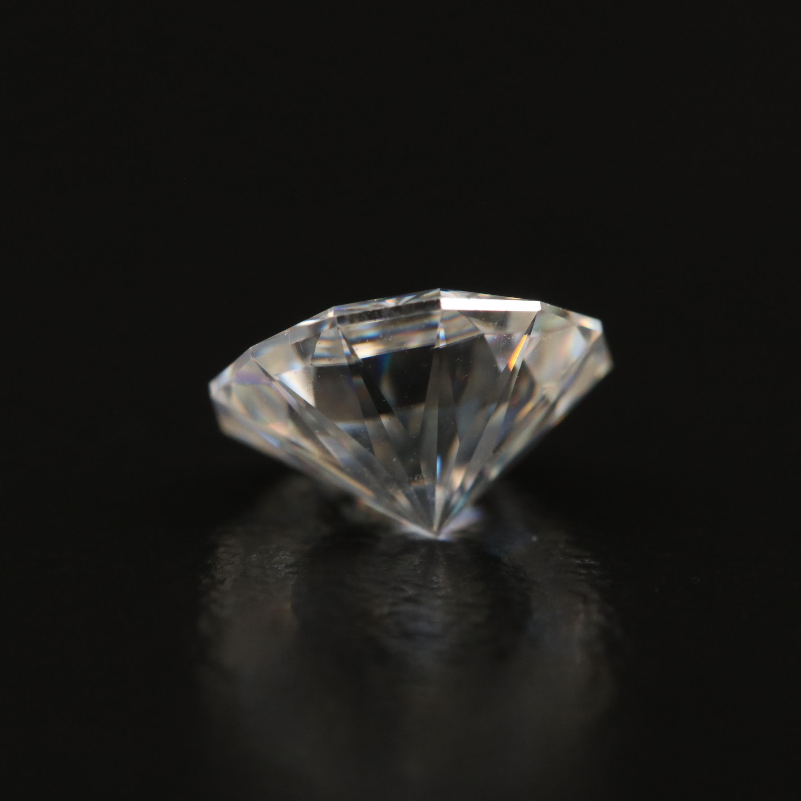 Loose Laboratory Grown Fantasy Faceted Moissanite