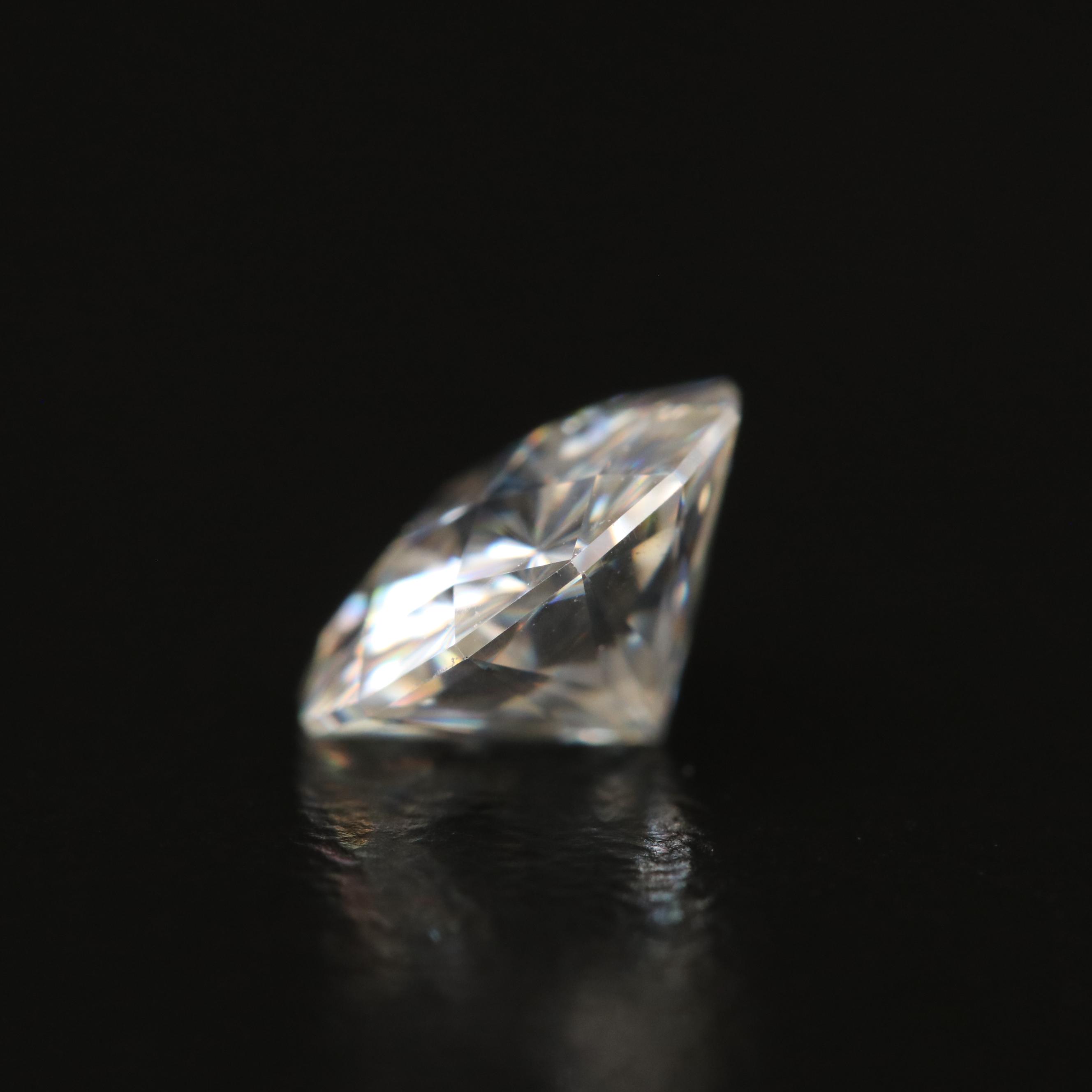 Loose Laboratory Grown Fantasy Faceted Moissanite