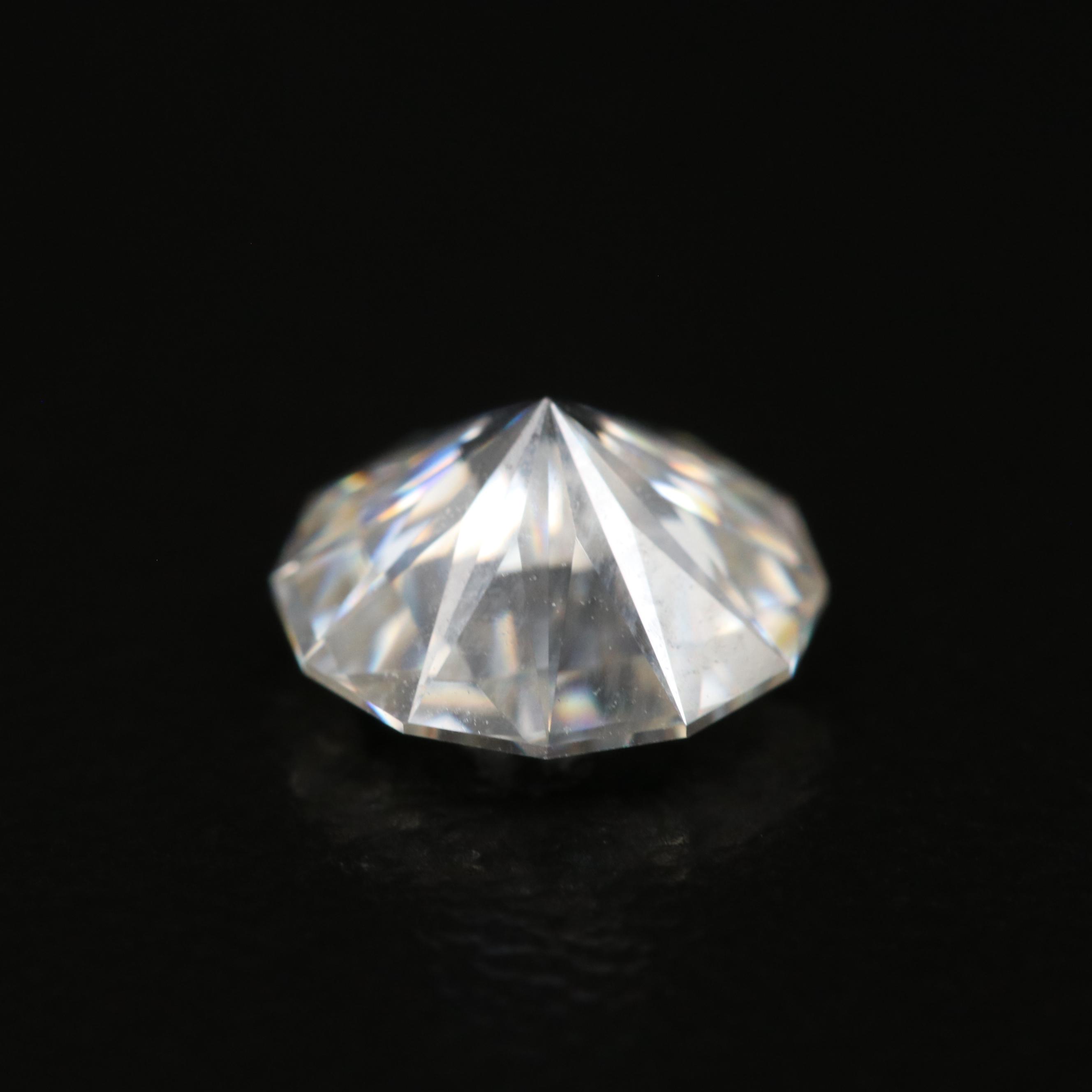Loose Laboratory Grown Fantasy Faceted Moissanite