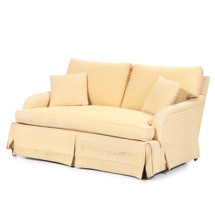 Custom-Upholstered Loveseat