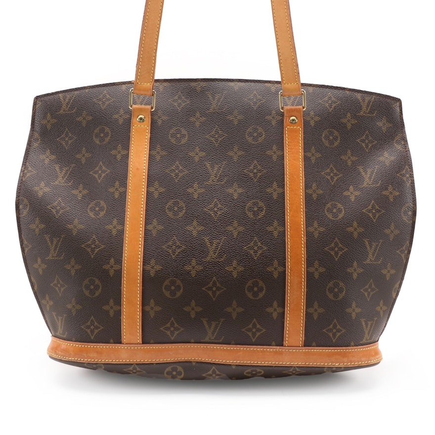 Louis Vuitton Babylone Tote in Monogram Canvas and Vachetta Leather
