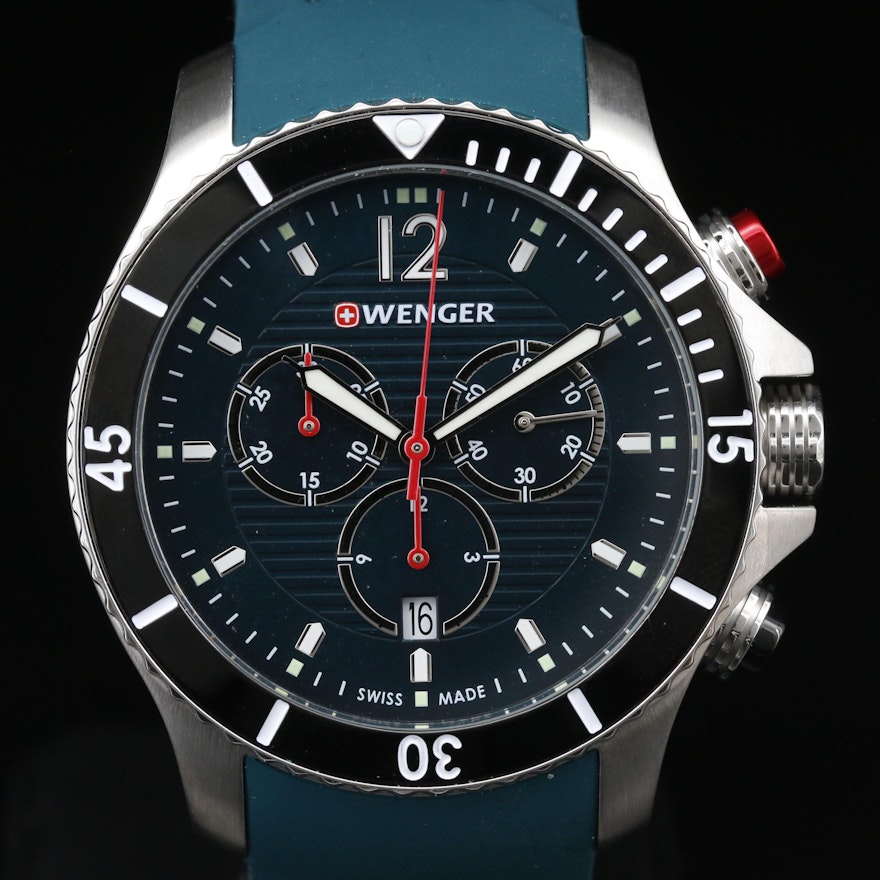 Wenger "Seaforce" Chrono Stainless Steel Quartz Wristwatch