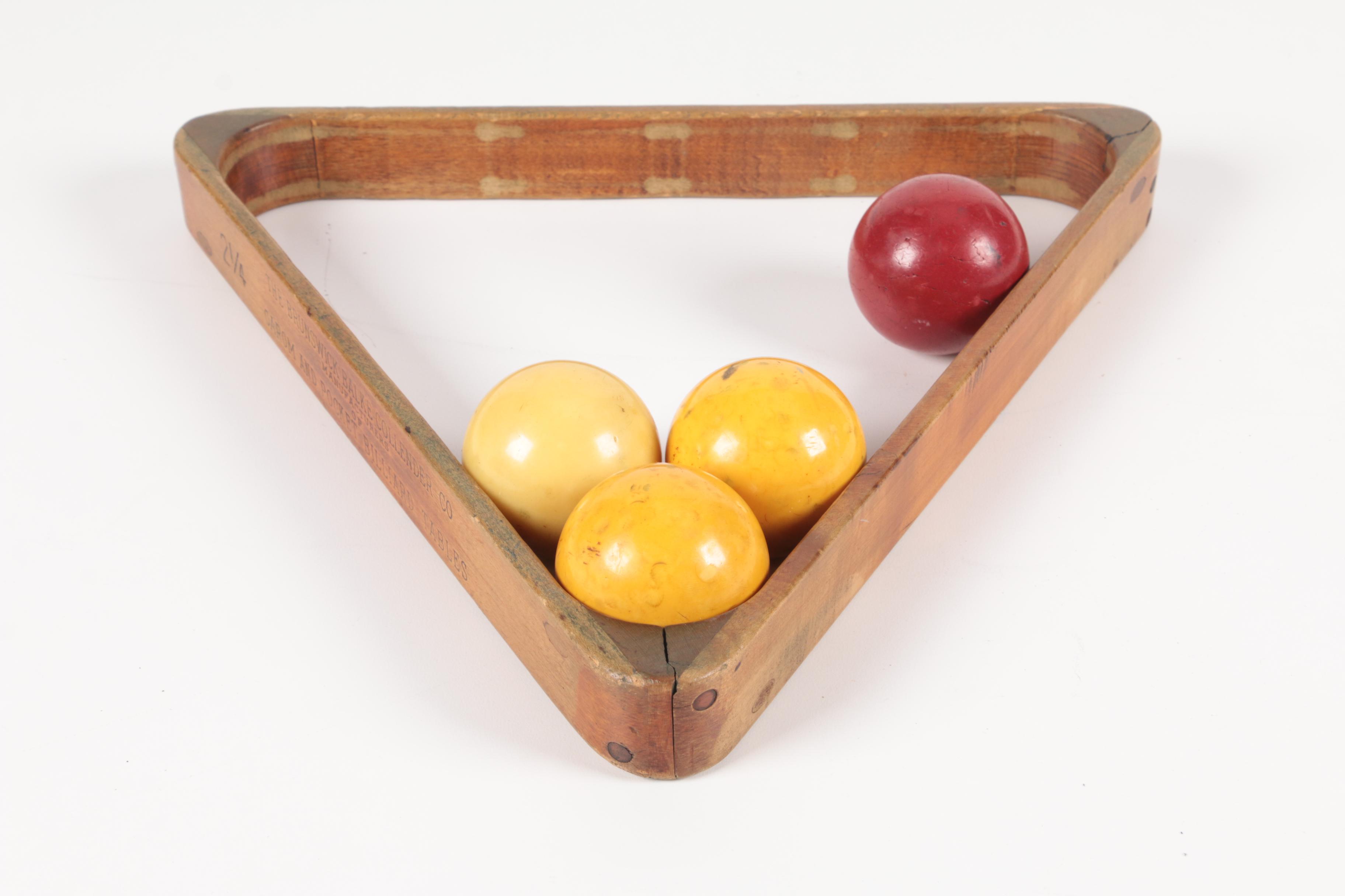 Brunswick Balke Collender Co. and Other Billiards Game Items