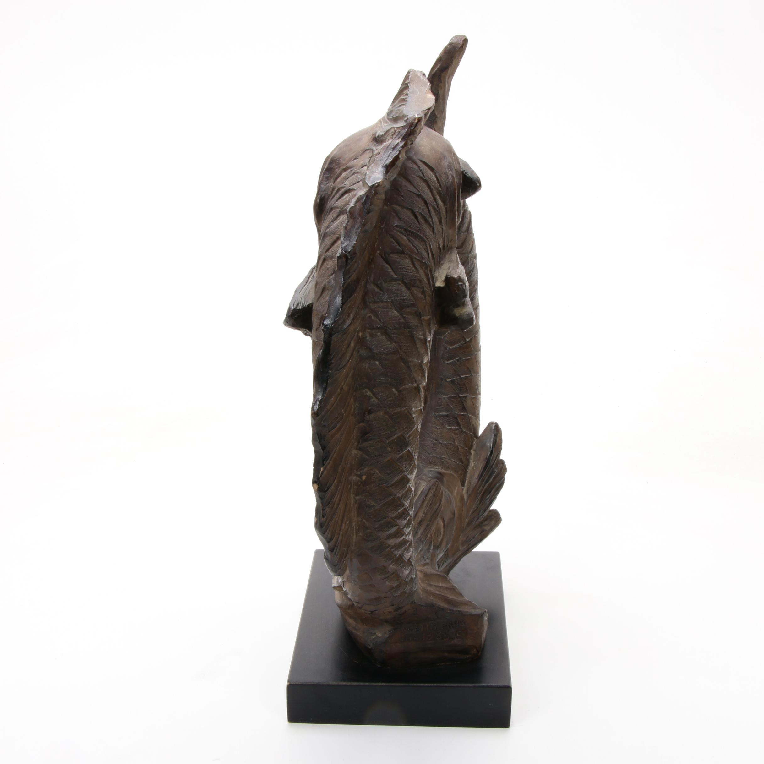 Austin Productions David Fisher Resin Fish Sculpture, 1985