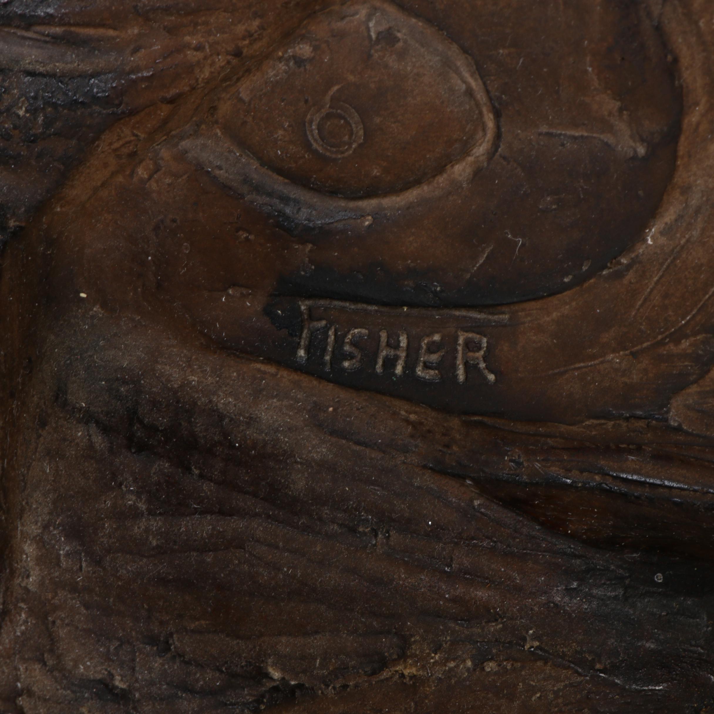 Austin Productions David Fisher Resin Fish Sculpture, 1985