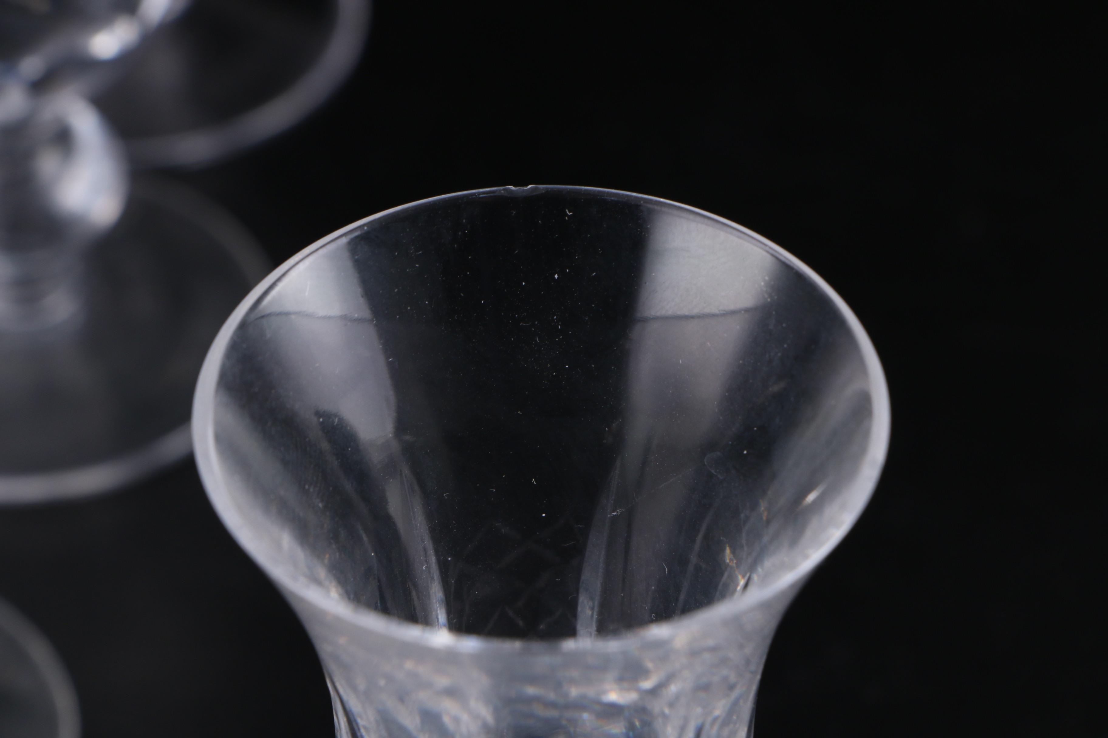 Galway "Erin" Crystal Liquor Cocktail Glasses