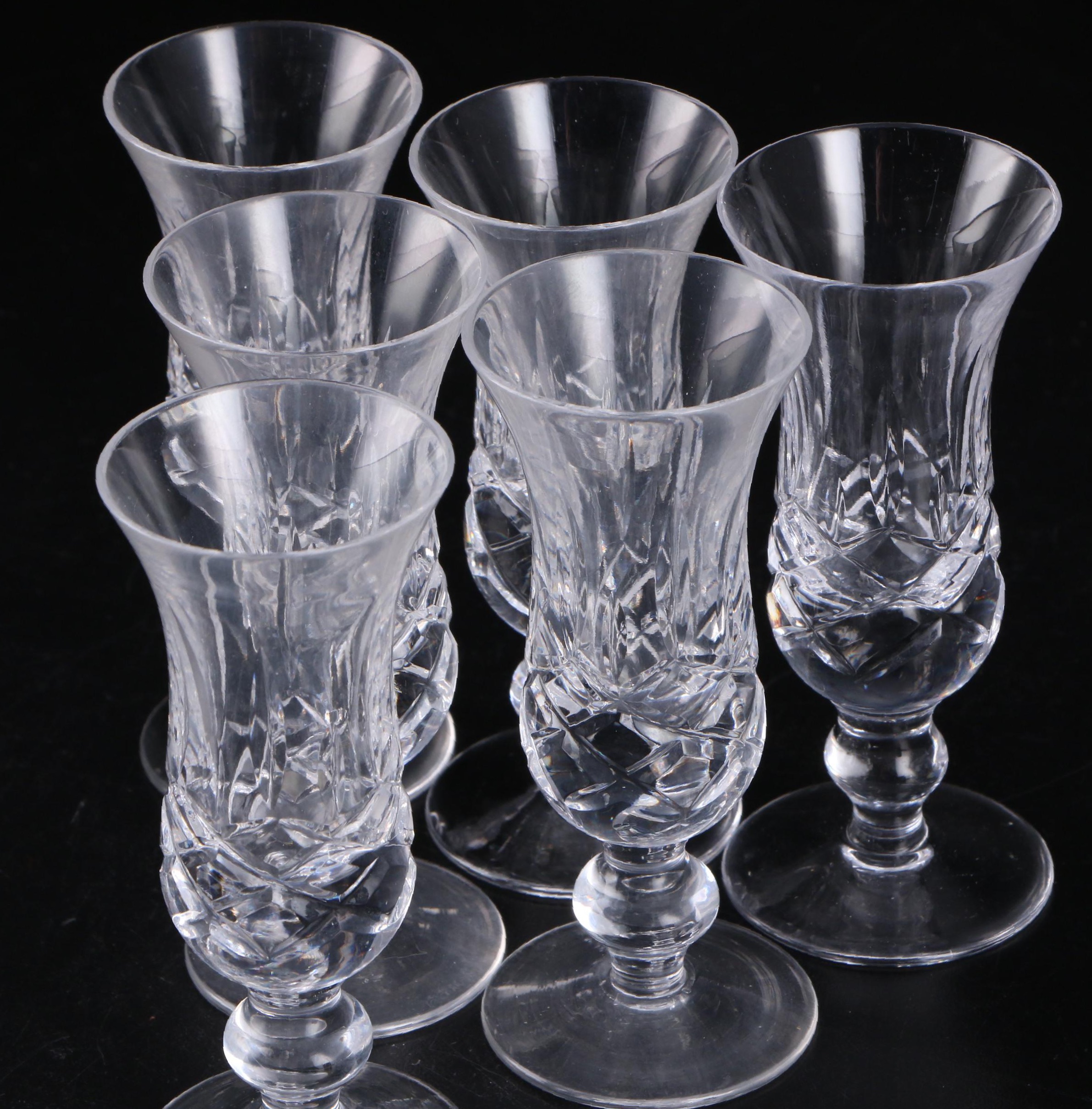 Galway "Erin" Crystal Liquor Cocktail Glasses