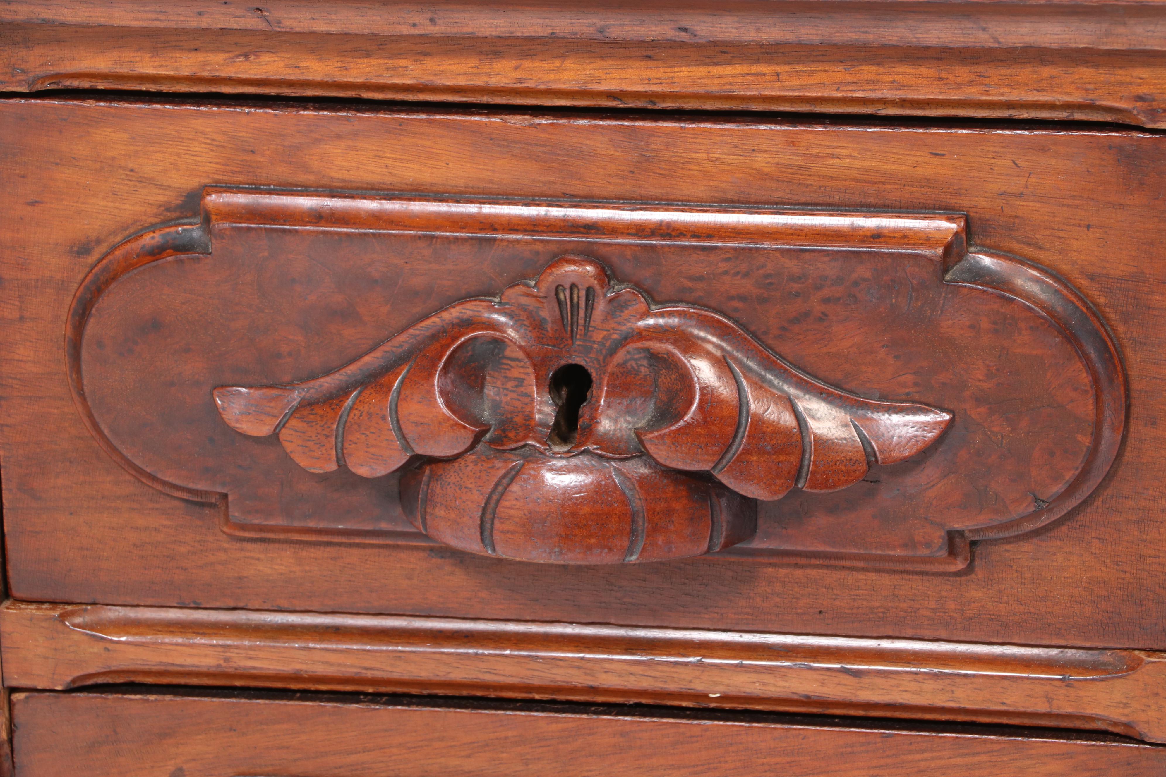 Mitchell & Rammelsberg Victorian Marble Top Walnut Vanity, Late 19th Century