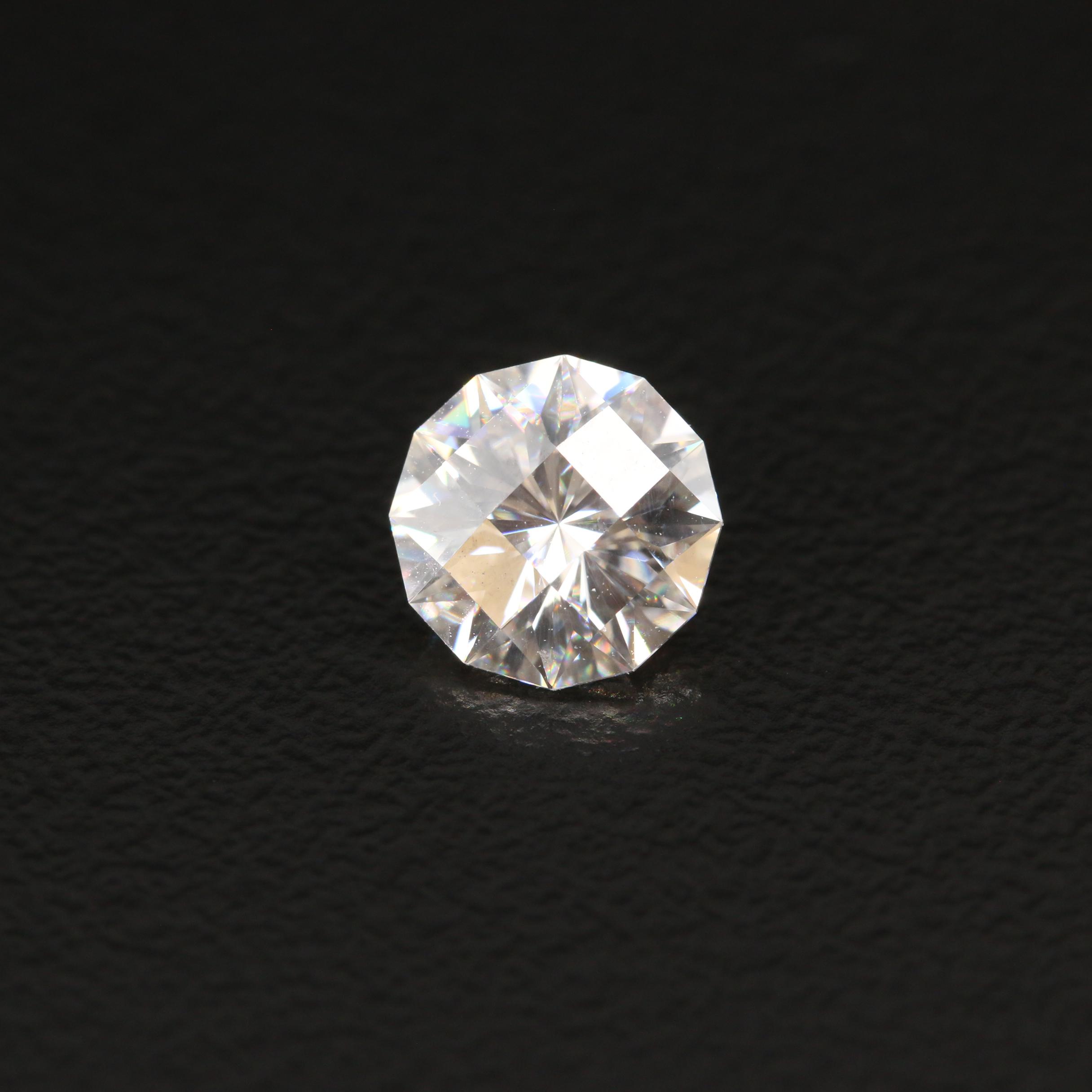 Loose Laboratory Grown Fantasy Faceted Moissanite
