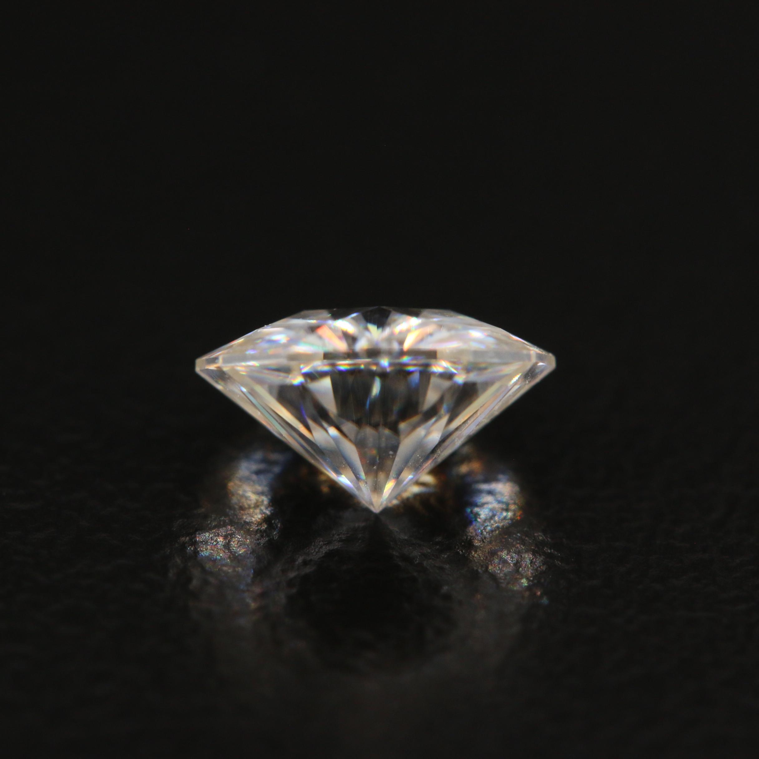 Loose Laboratory Grown Fantasy Faceted Moissanite