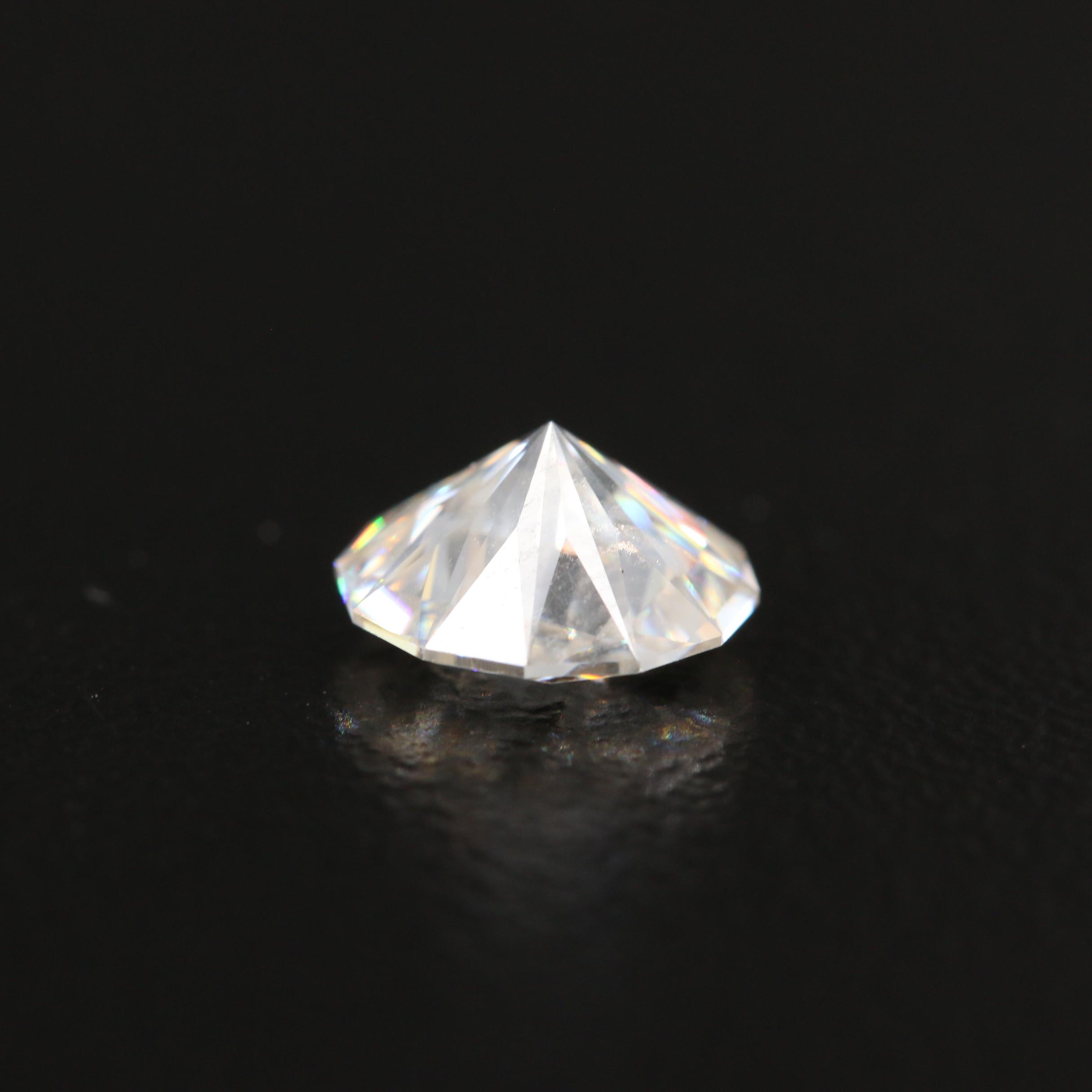 Loose Laboratory Grown Fantasy Faceted Moissanite