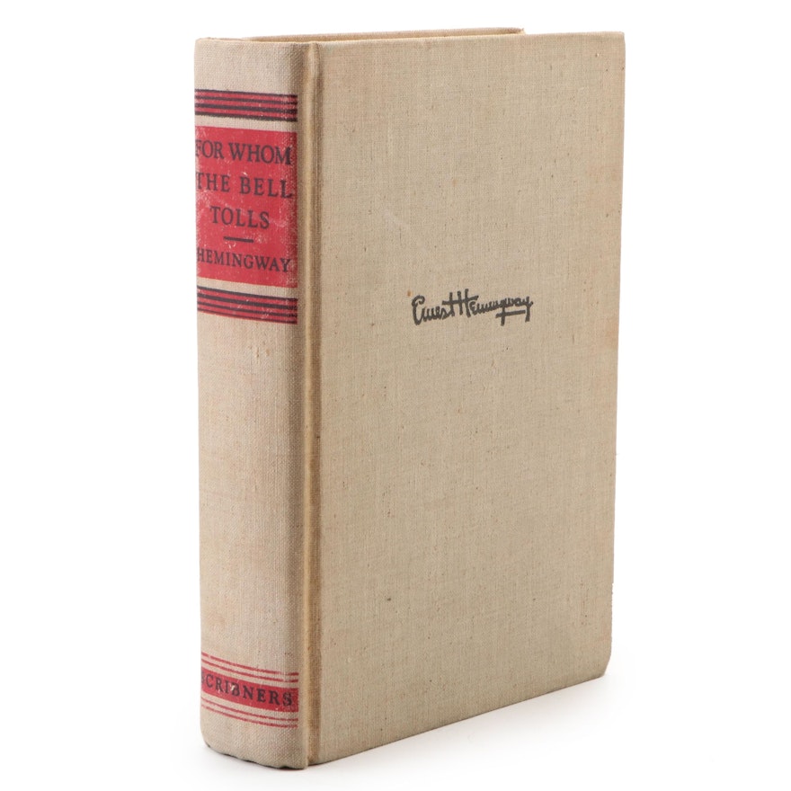 First Edition "For Whom the Bell Tolls" by Ernest Hemingway, 1940