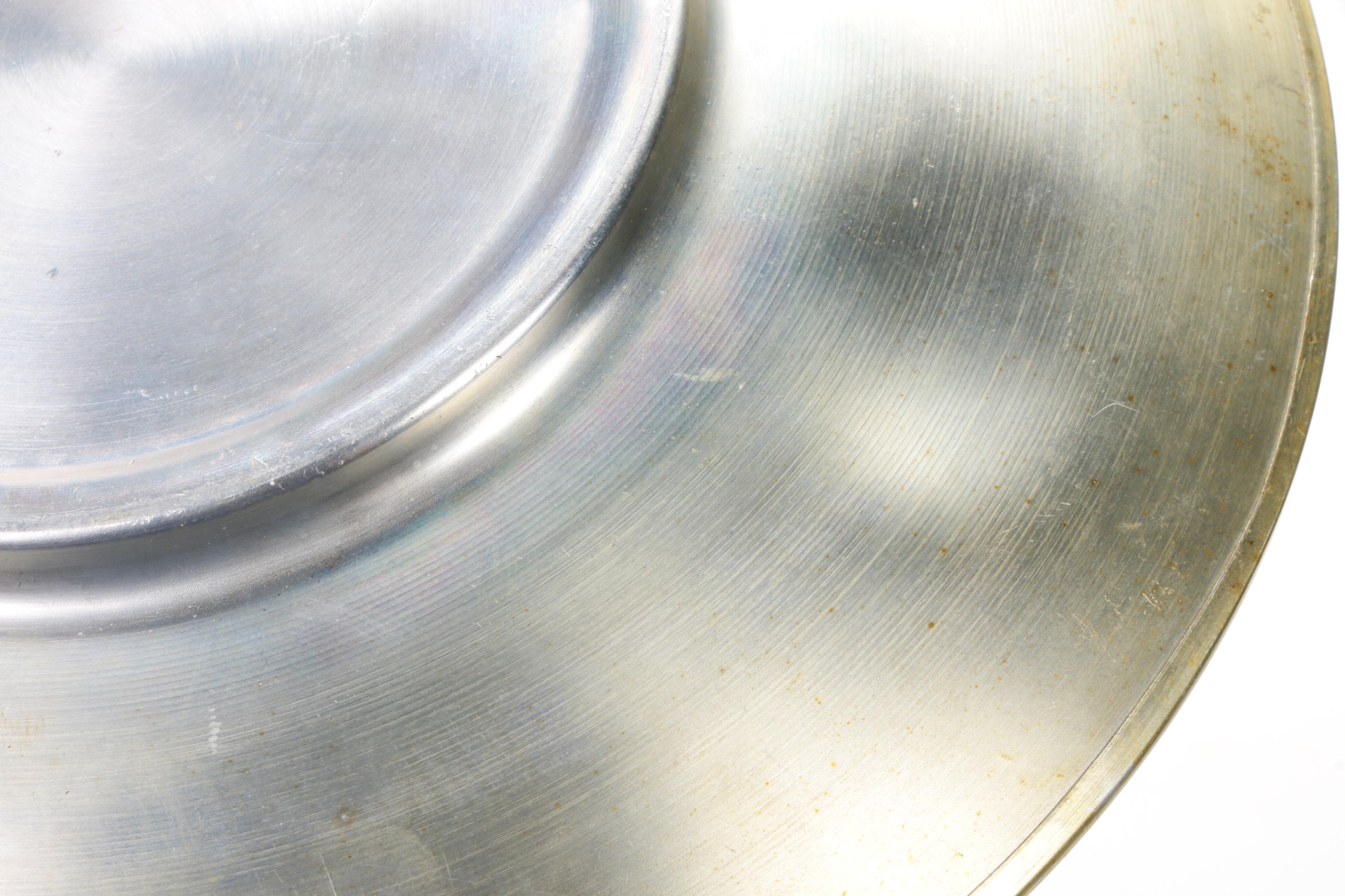 Morpho Didius Butterfly Wing Display Plate, Mid-Late 20th Century