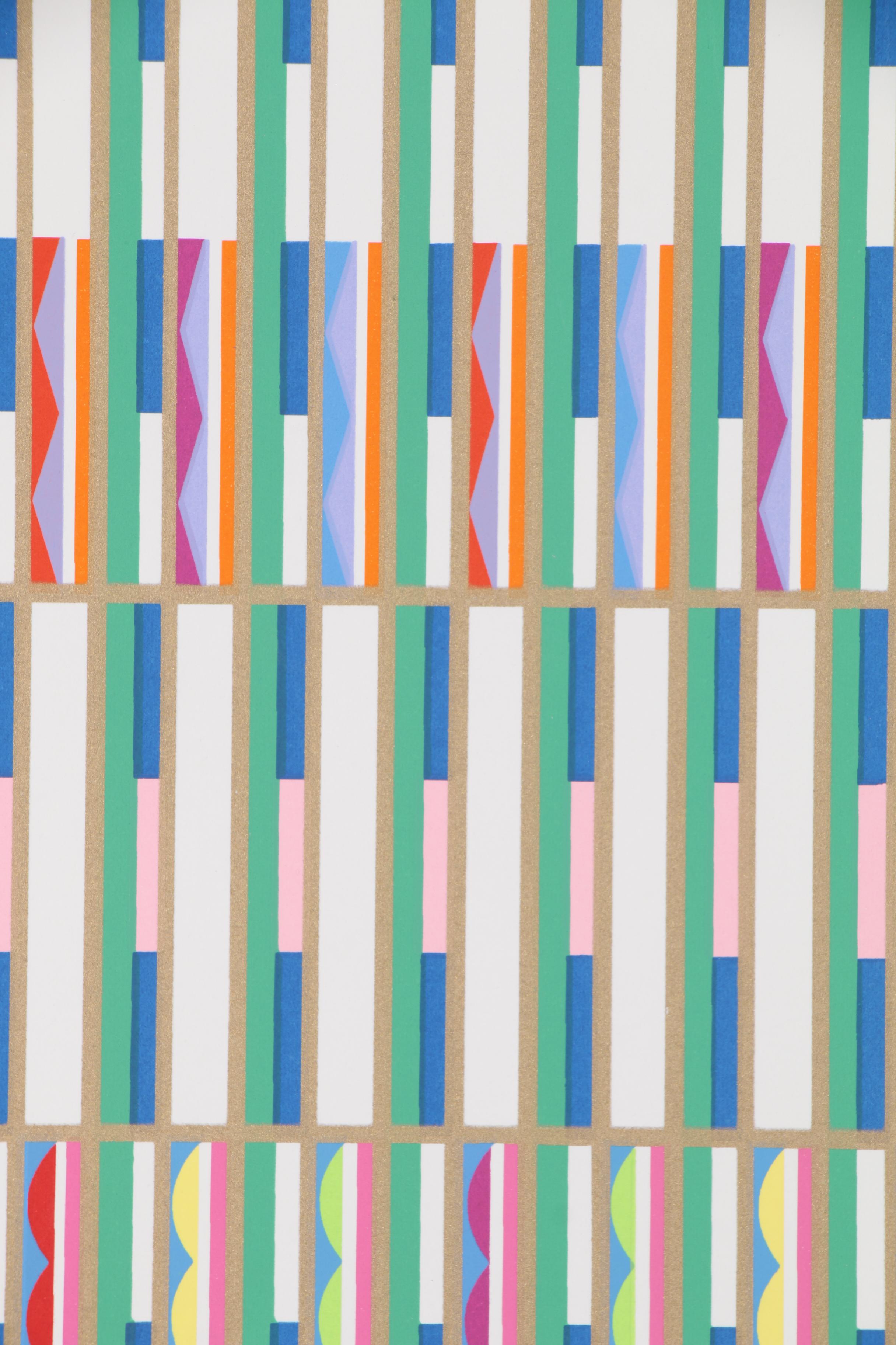 Yaacov Agam Serigraph "Vertical Orchestration"