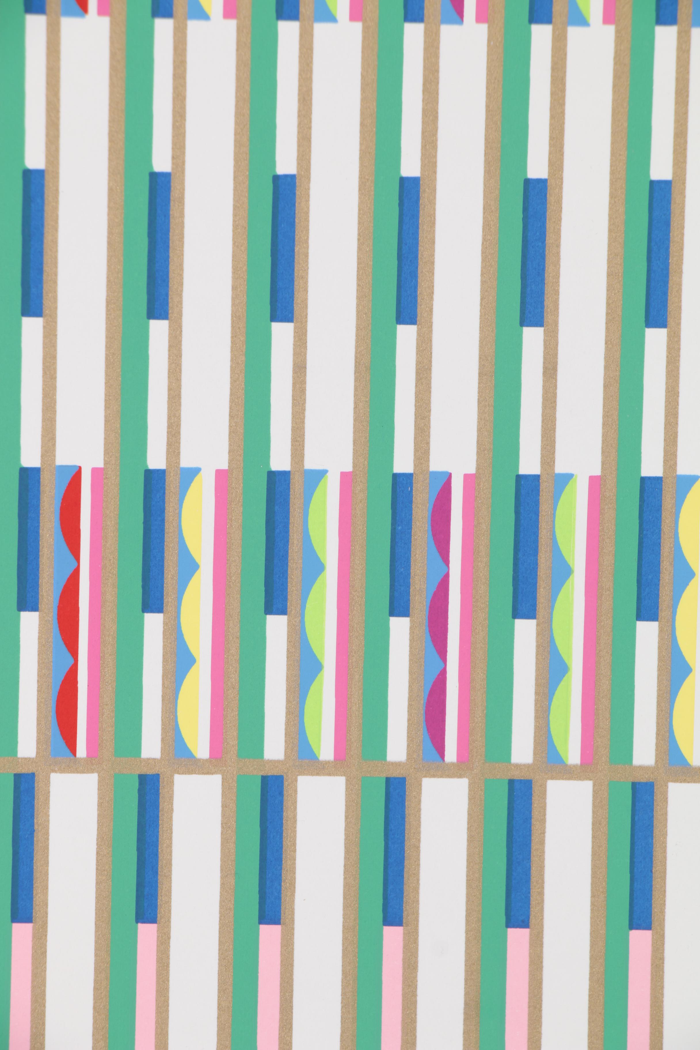 Yaacov Agam Serigraph "Vertical Orchestration"