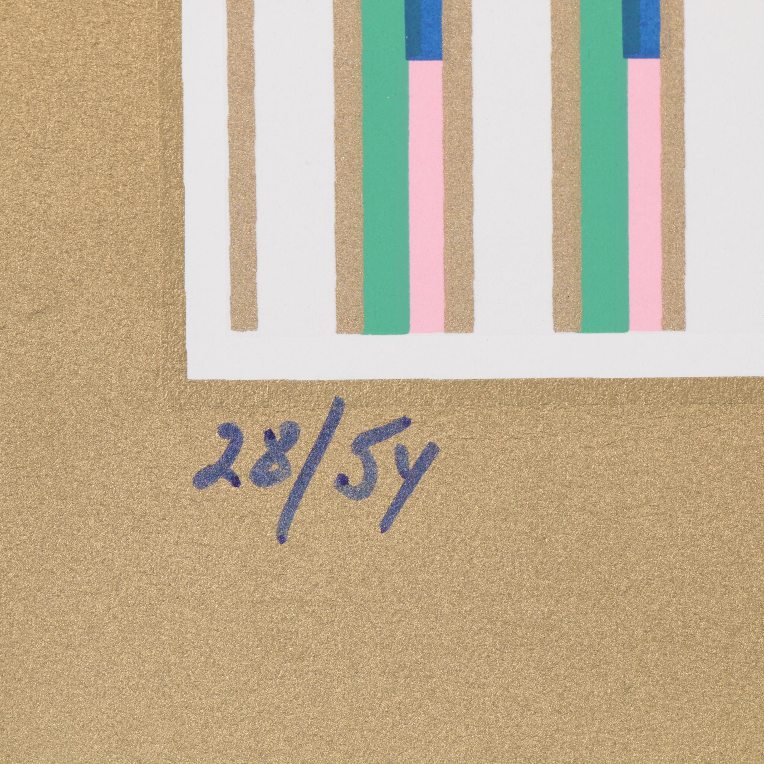 Yaacov Agam Serigraph "Vertical Orchestration"