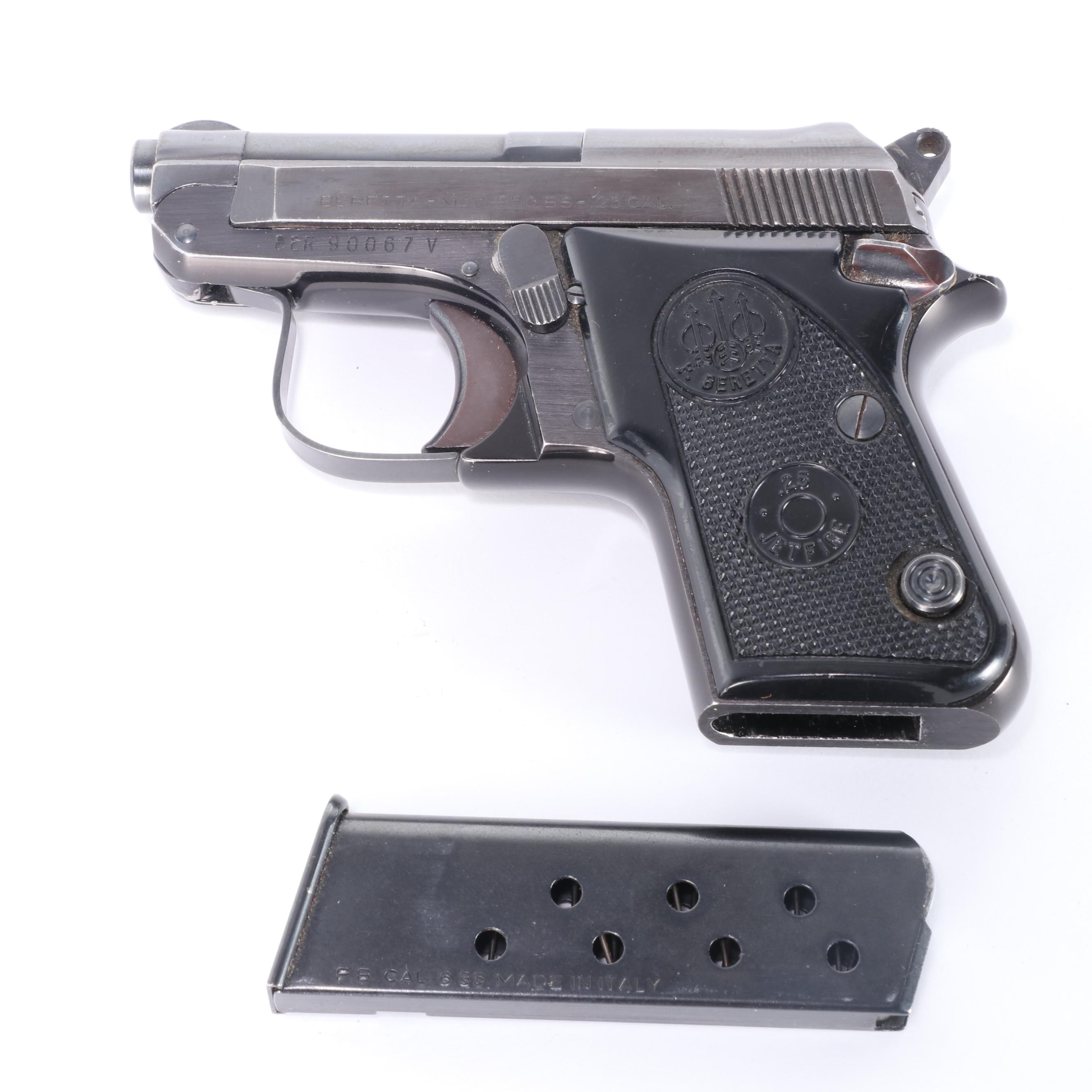 Beretta Model 950BS .25 Caliber Semi-Auto Pistol