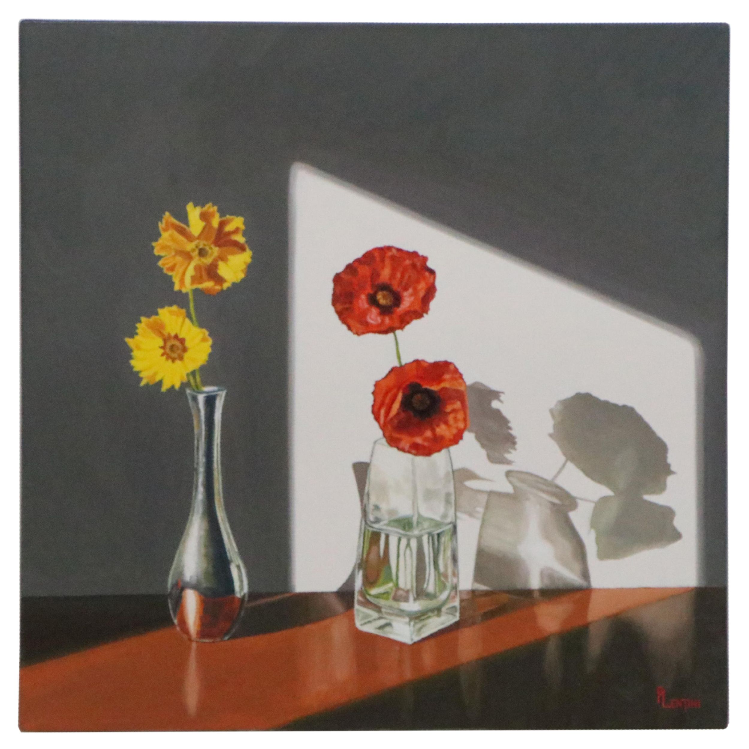 Peter Lentini Still Life Oil Painting "Boundary"