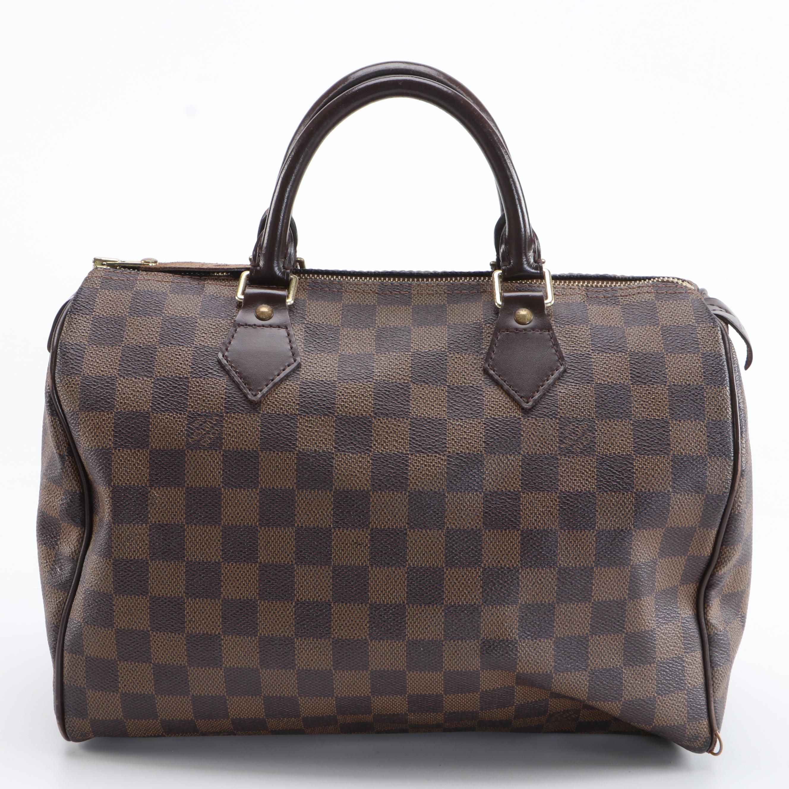 Louis Vuitton Speedy 30 in Damier Ebene Coated Canvas