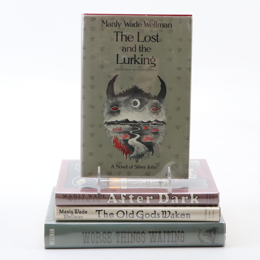 Manly Wellman Books Featuring Signed "Lost and the Lurking" and First Editions