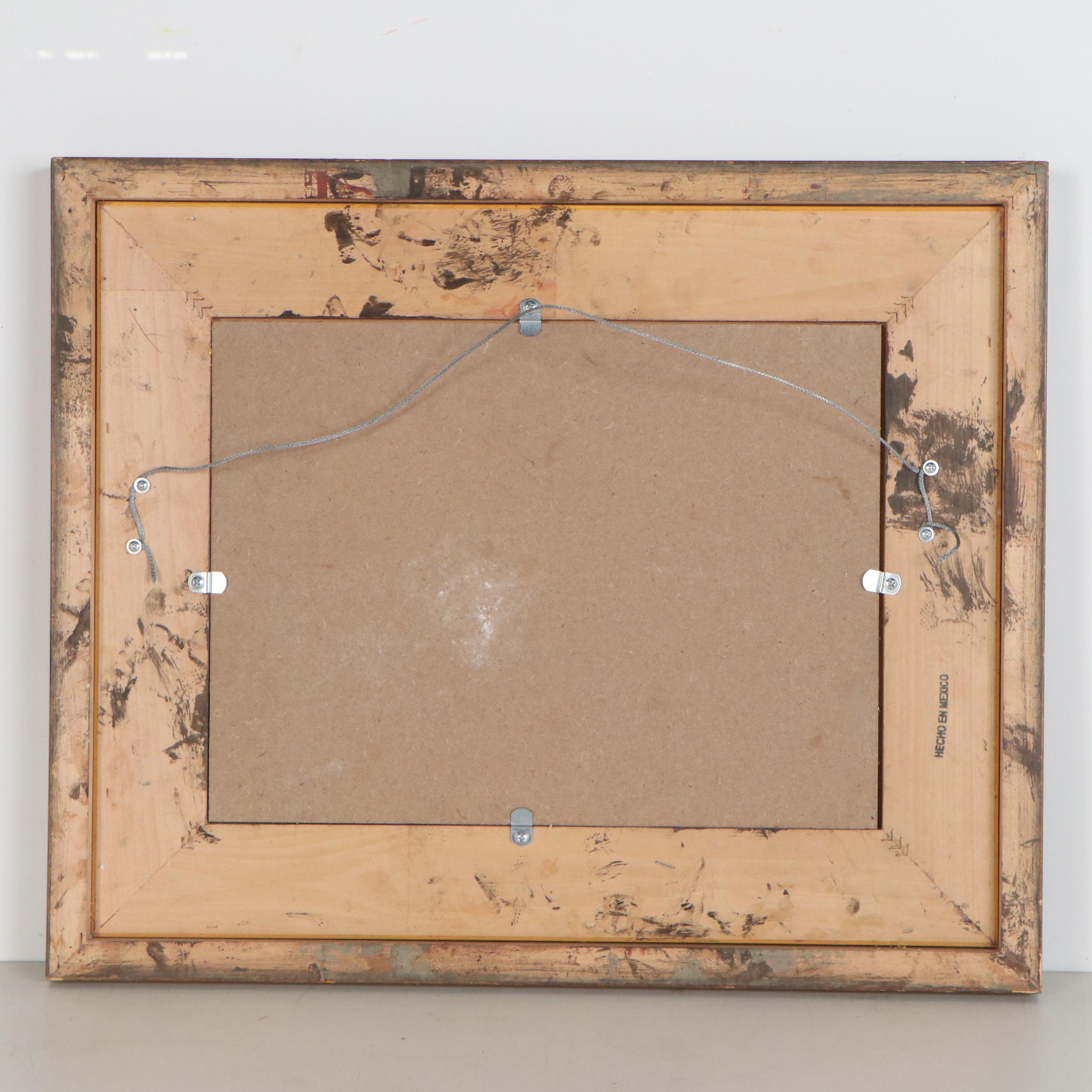 Robert Alan Waltsak Oil Painting of a Twilight Cityscape