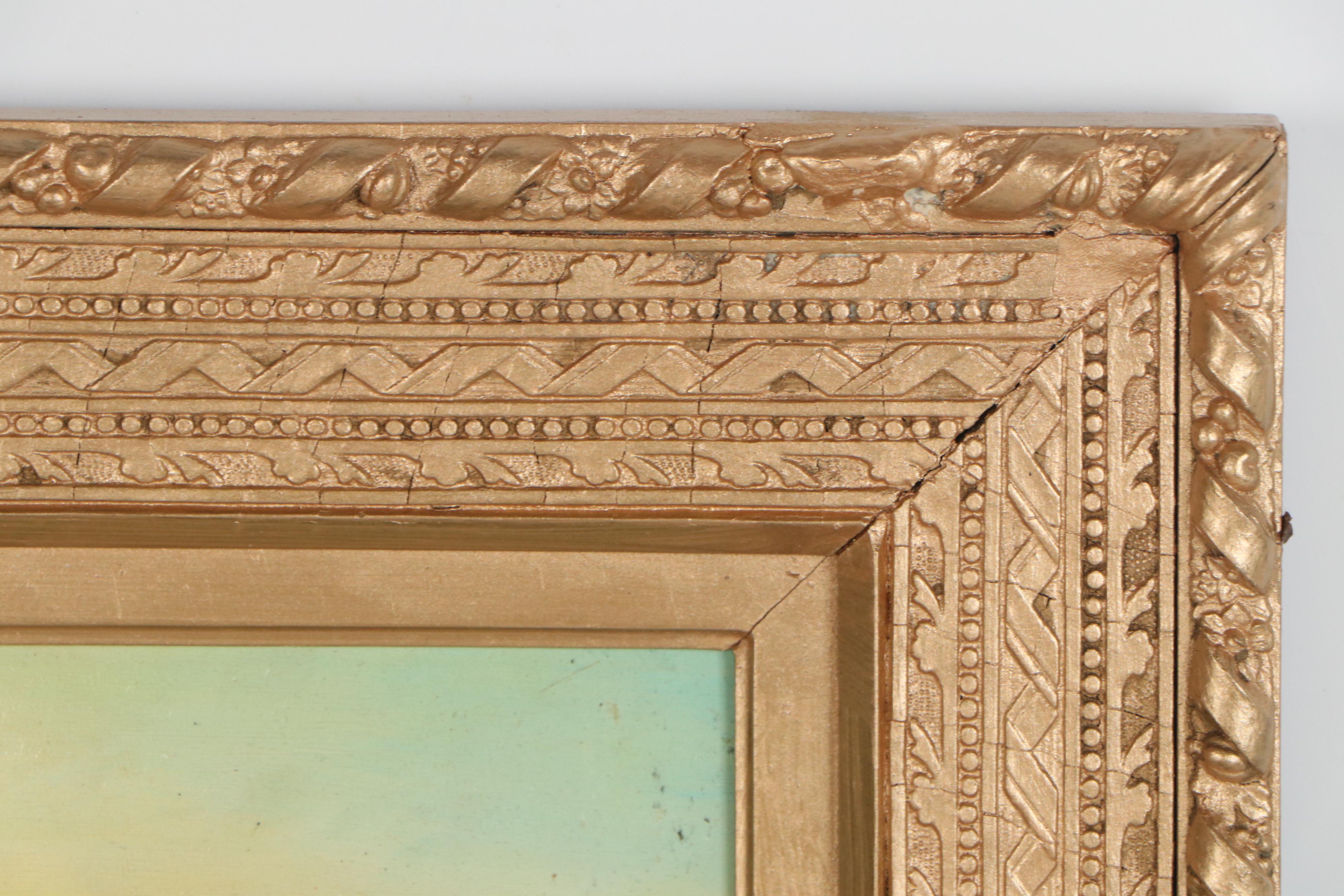 Salt Marsh Landscape Oil Painting, Circle of Martin Johnson Heade