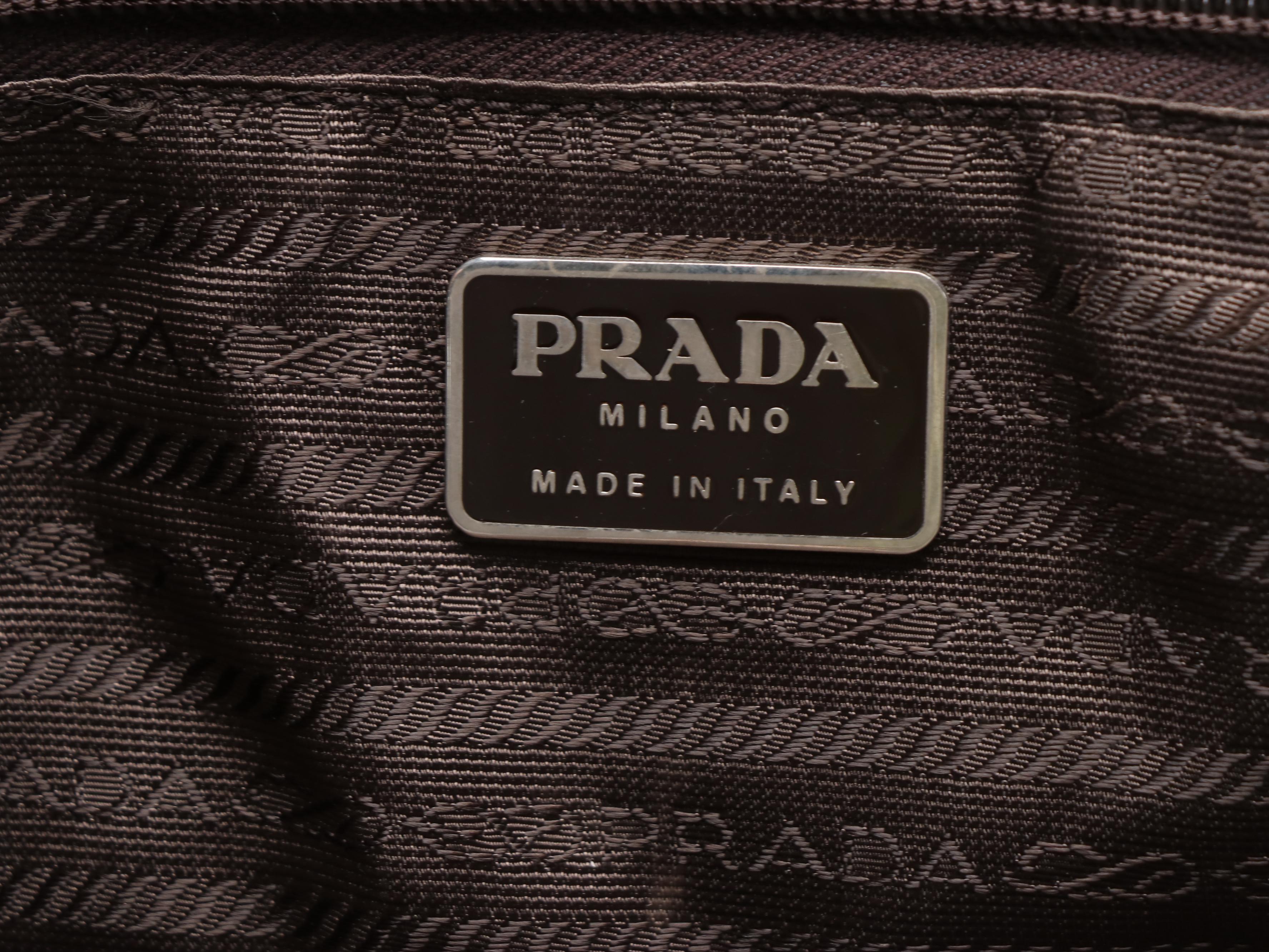 Prada Tan Leather Tote Bag