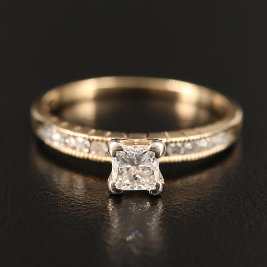 14K Diamond Ring