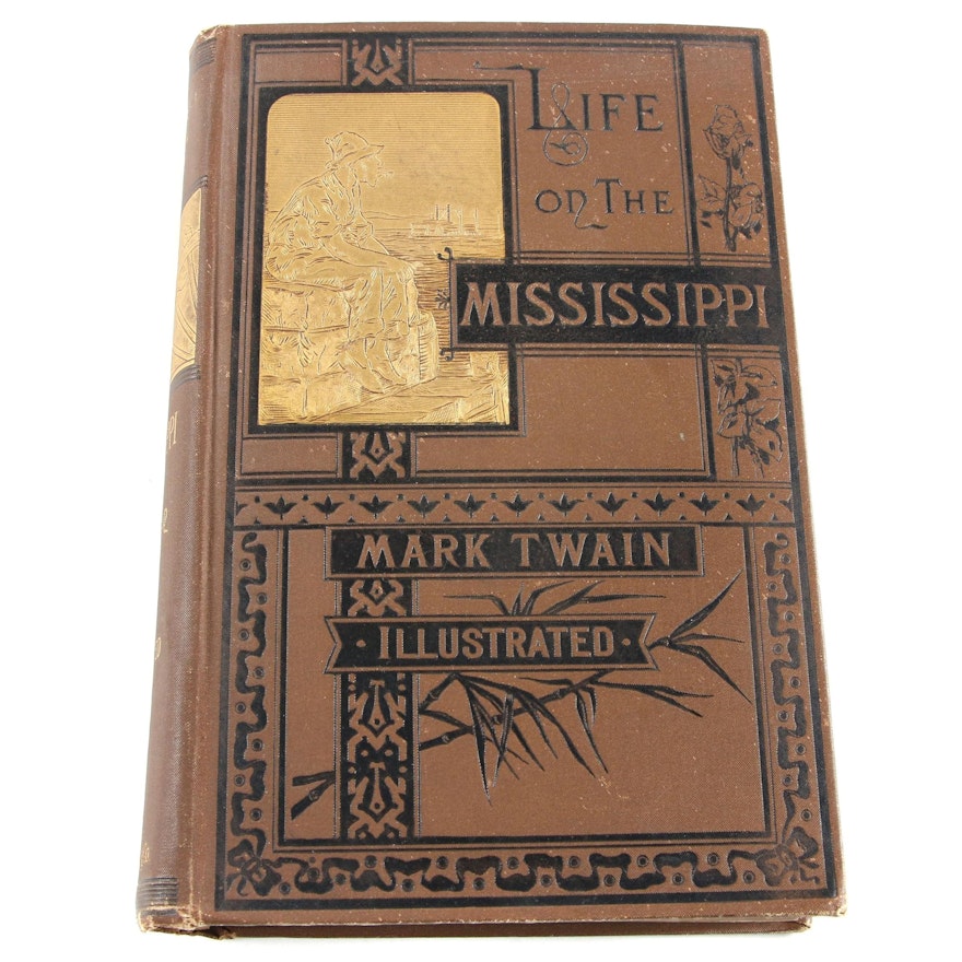 First Edition, Second State "Life on the Mississippi" by Mark Twain, 1883
