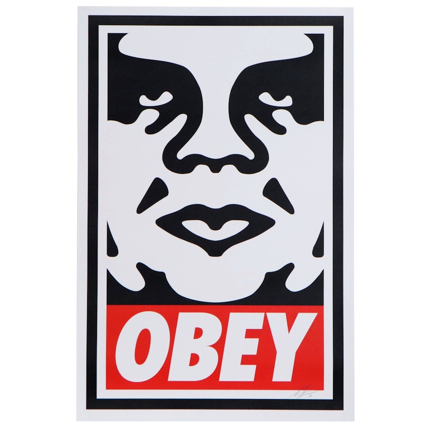 Shepard Fairey Offset Print "Obey Icon", 2020