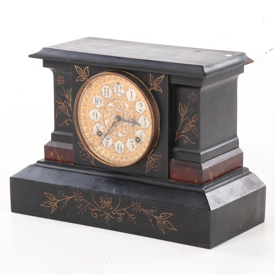 Antique Ansonia Mantle Clock, Late 19th Century