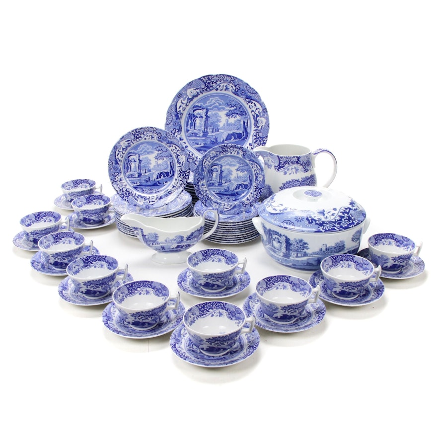 Spode "Blue Italian" Ceramic Dinnerware and Serveware