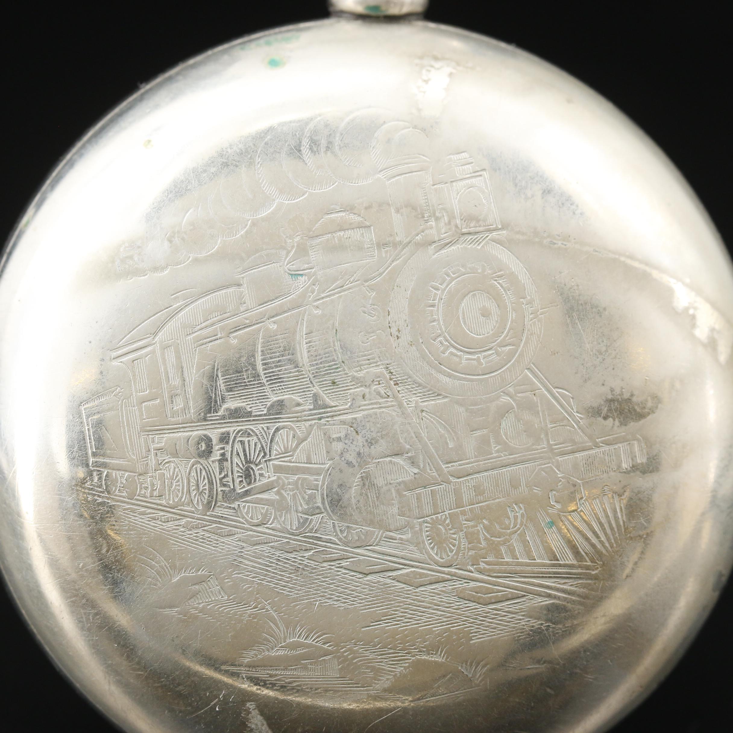 1895 Elgin National Watch Co. Nickel Pocket Watch