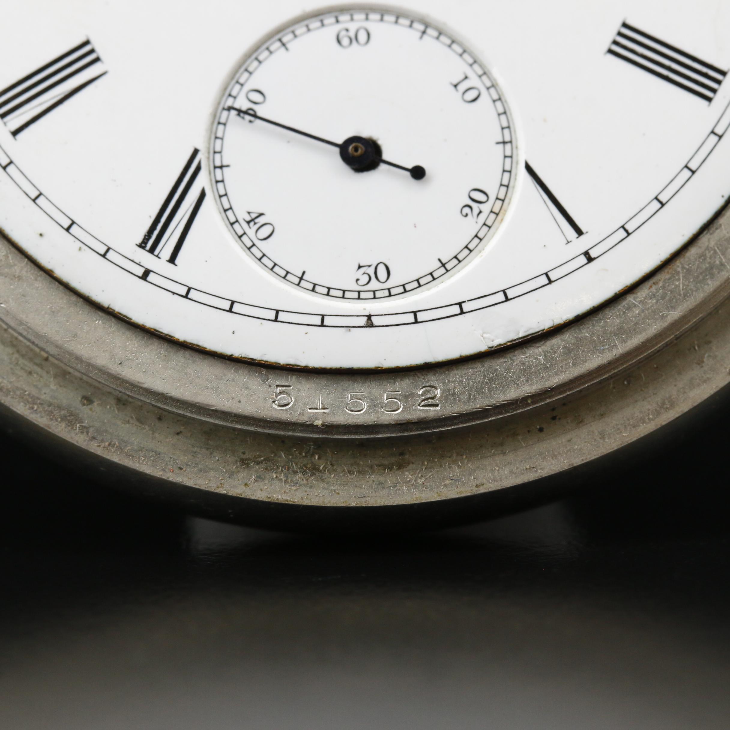 1895 Elgin National Watch Co. Nickel Pocket Watch