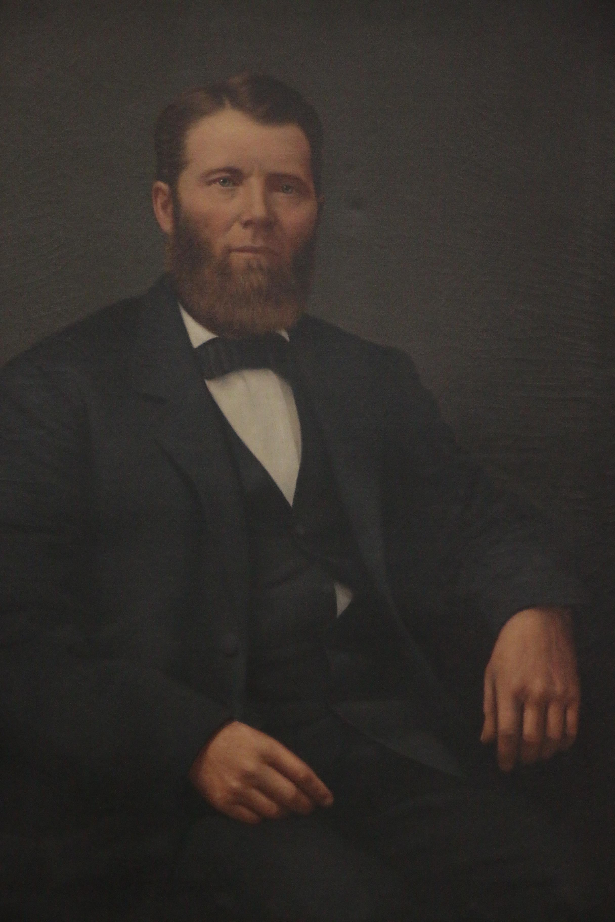 Portrait Oil Painting of William Sandusky, Bourbon County, KY, Late 19th Century