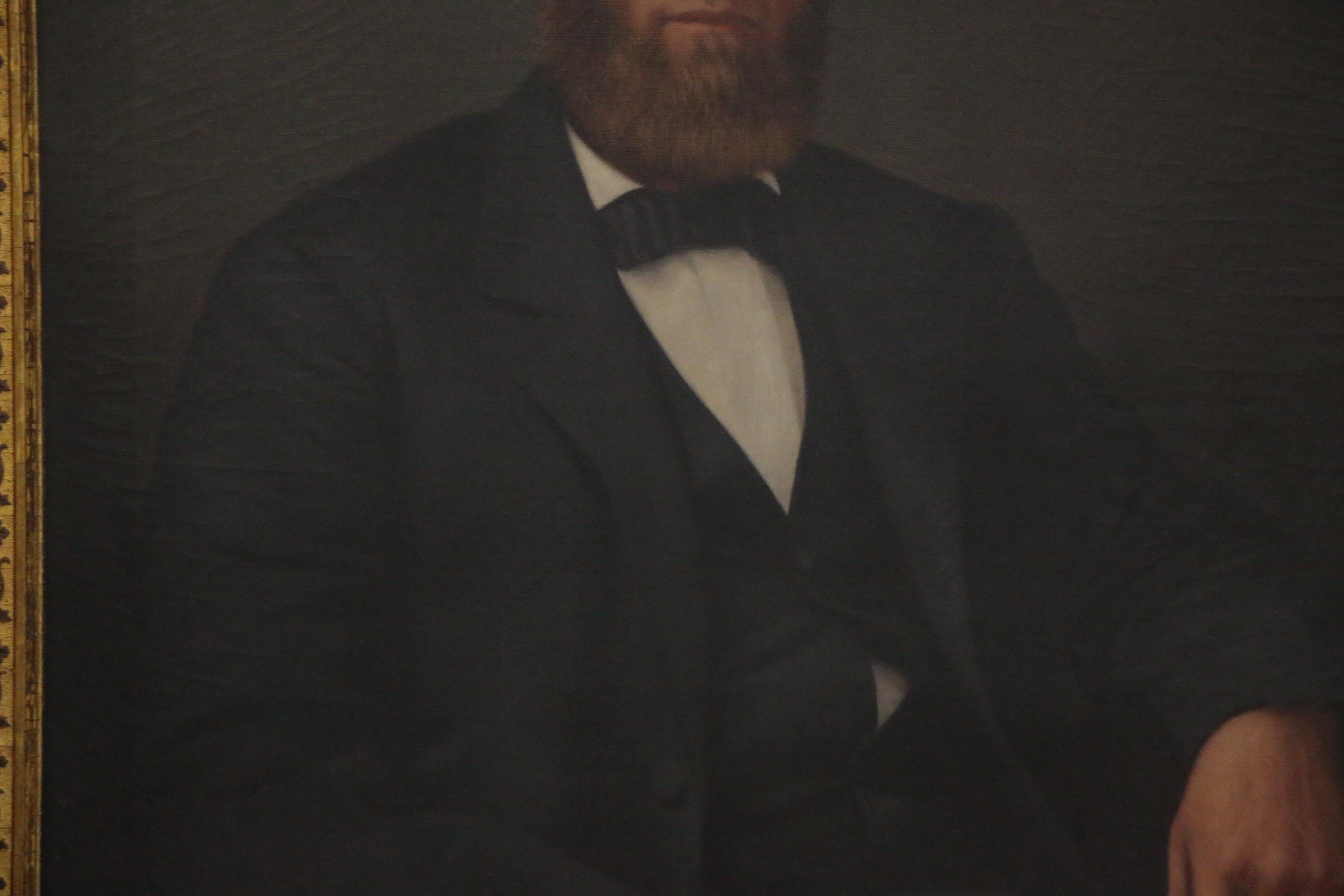 Portrait Oil Painting of William Sandusky, Bourbon County, KY, Late 19th Century