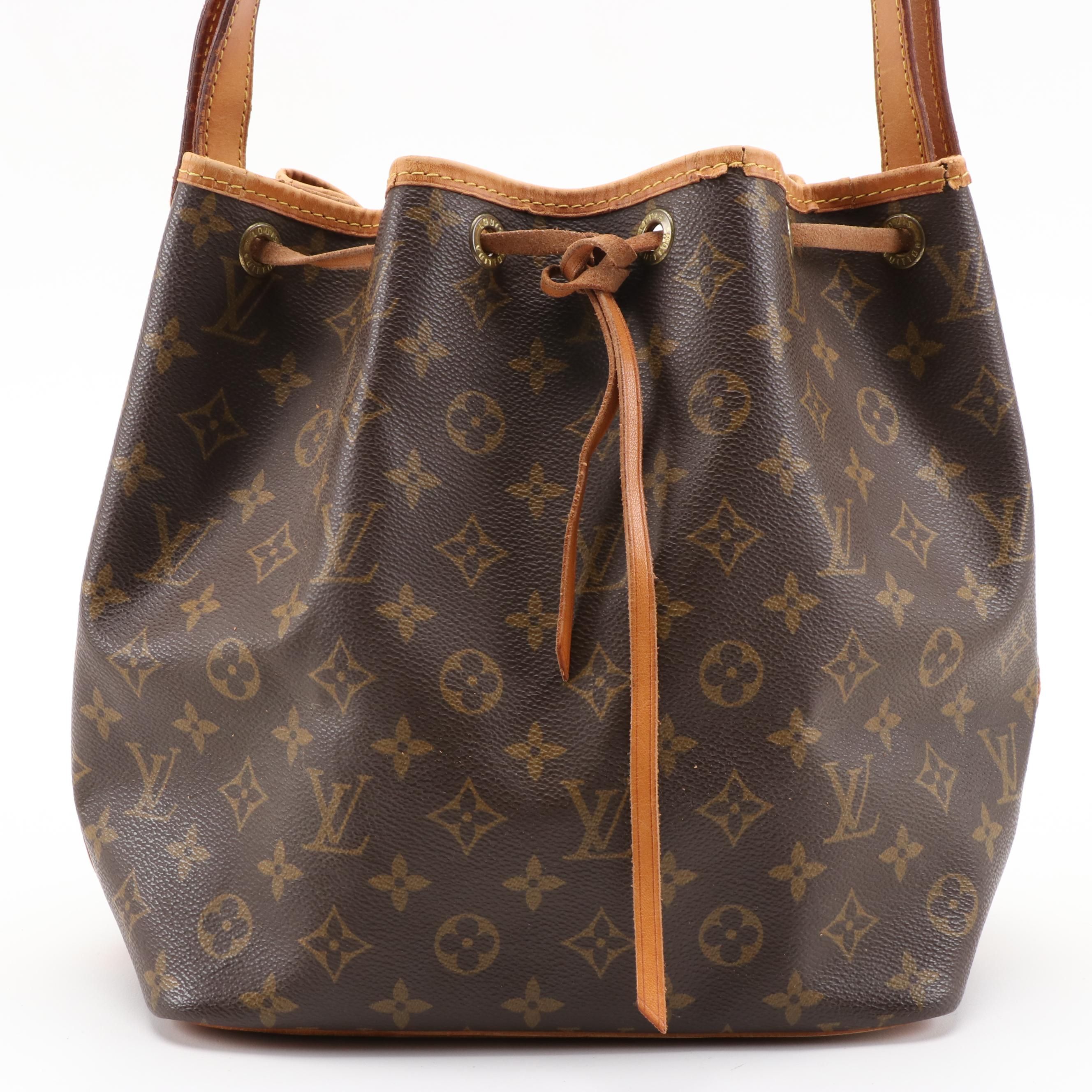 Louis Vuitton Petit Noé in Monogram Canvas and Vachetta Leather