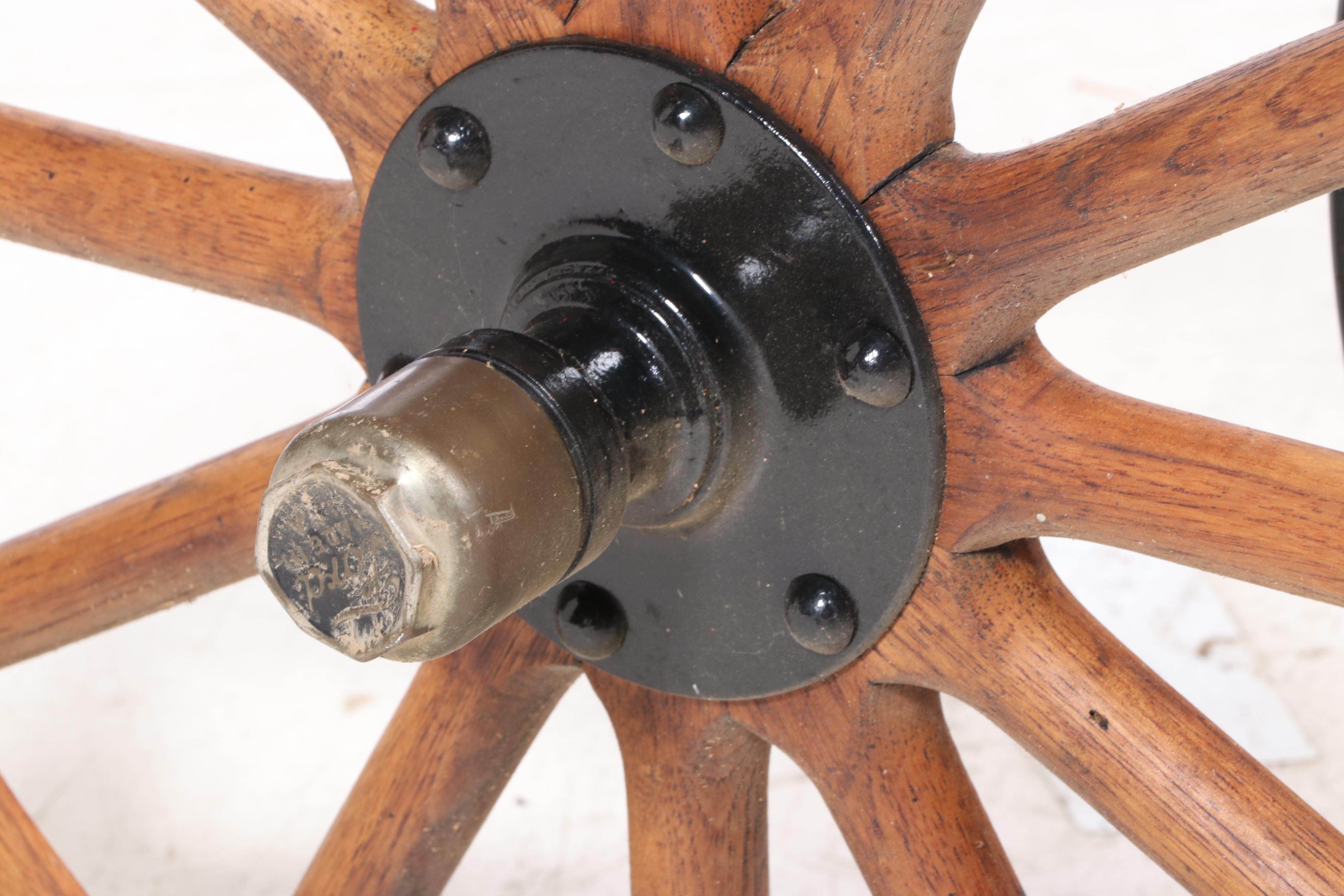 Ford Model T Hickory Wood Spoke Wheels, Early 20th Century