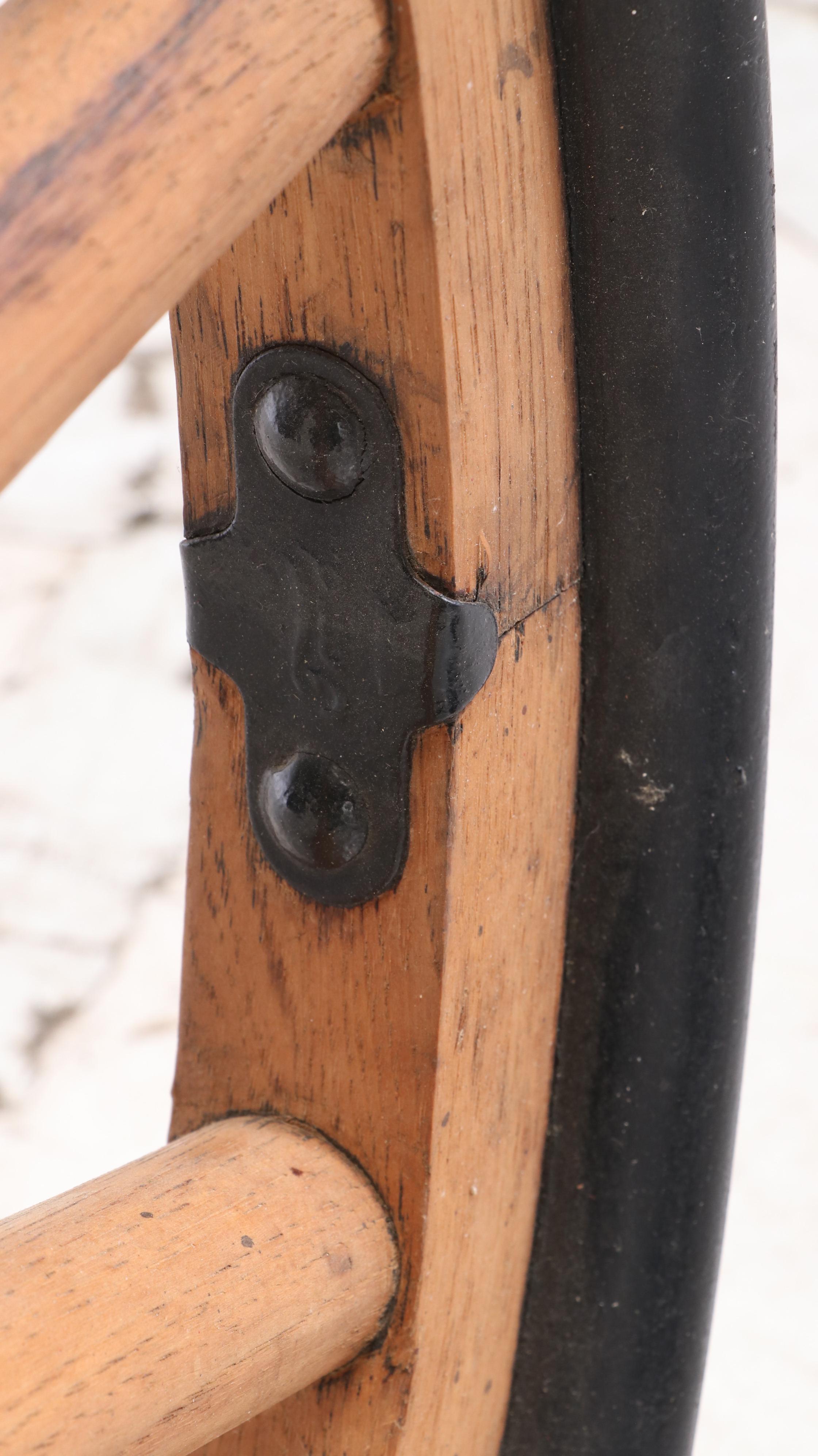 Ford Model T Hickory Wood Spoke Wheels, Early 20th Century