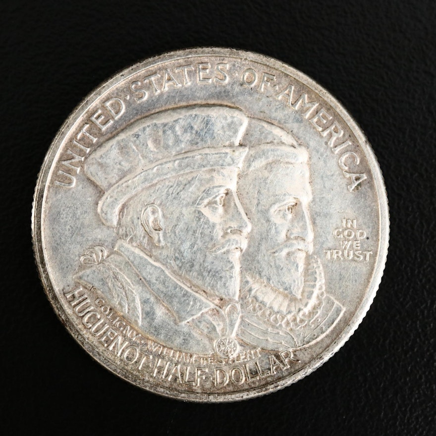 1924 Huguenot-Walloon Tercentenary Silver Half Dollar