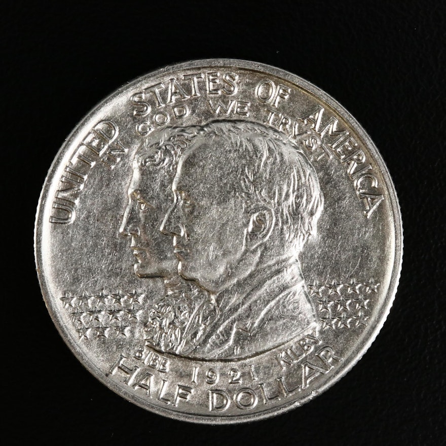 1921 Alabama State Centennial Silver Half Dollar