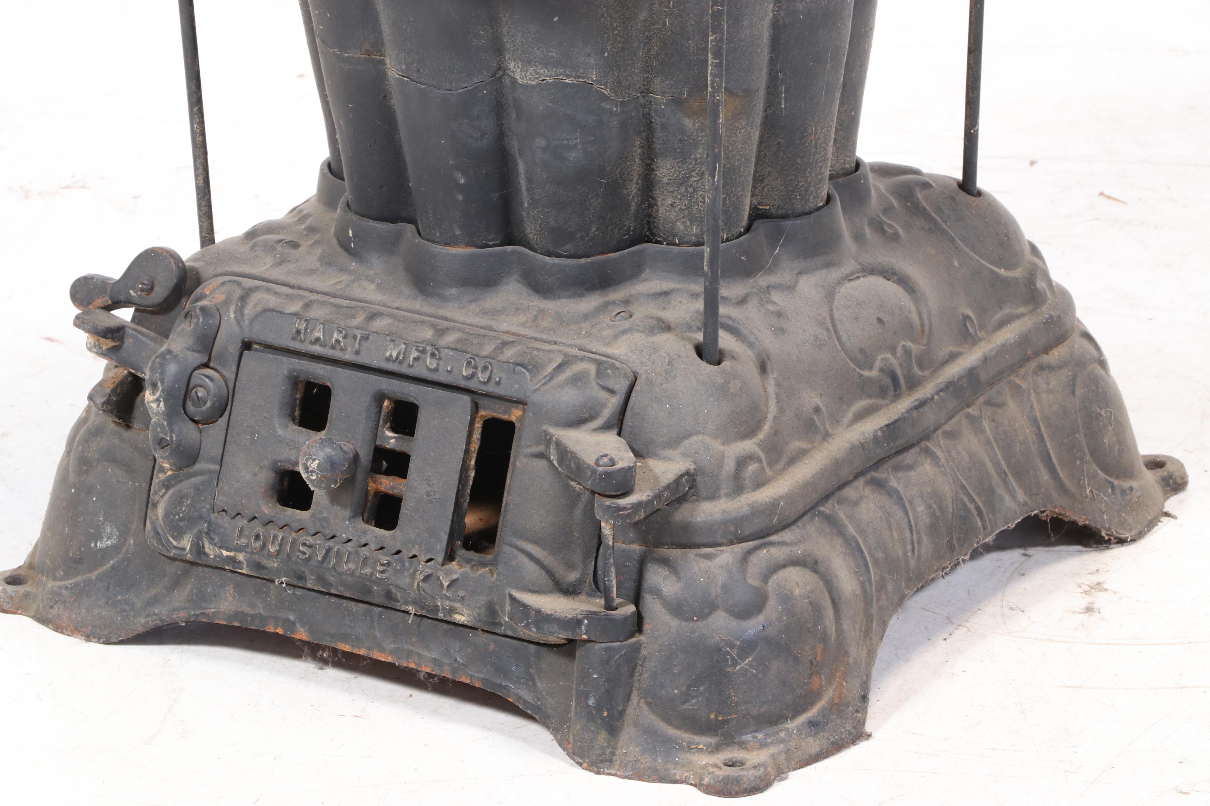 Caboose Railroad Wood/Coal Cast Iron Stove, Late 19th / Early 20th Century