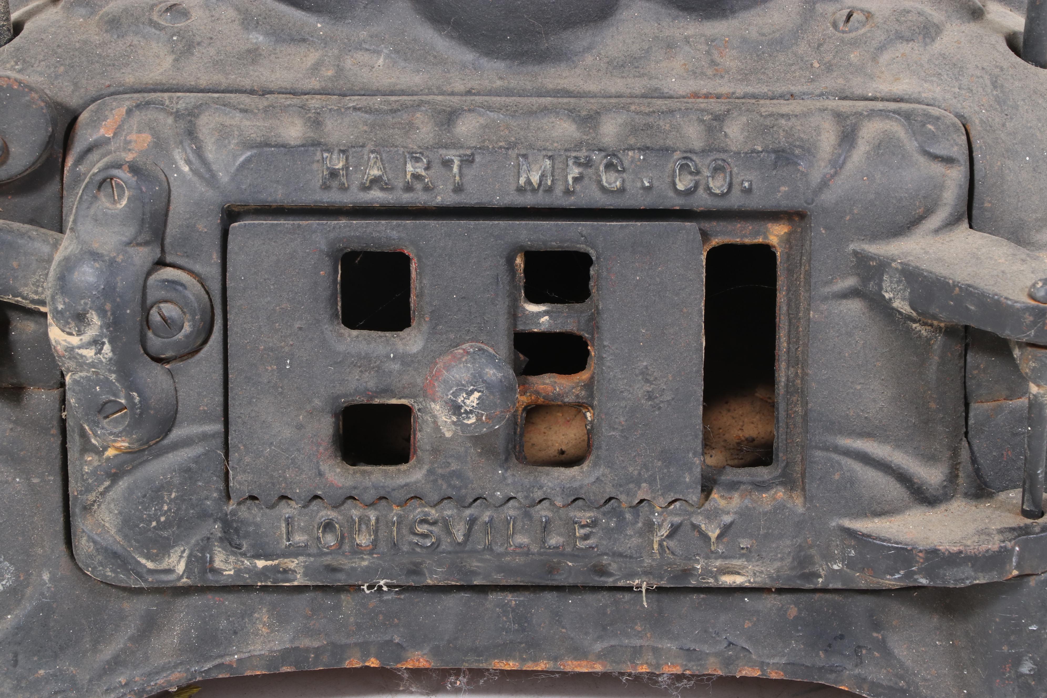 Caboose Railroad Wood/Coal Cast Iron Stove, Late 19th / Early 20th Century