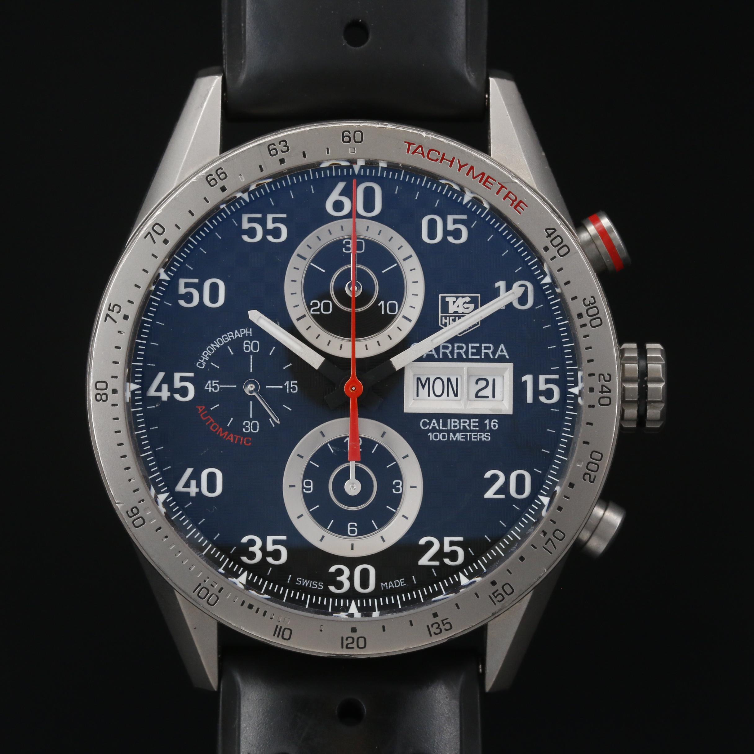 TAG Heuer Carrera Day/Date Chronograph Automatic Watch Model CV2A80