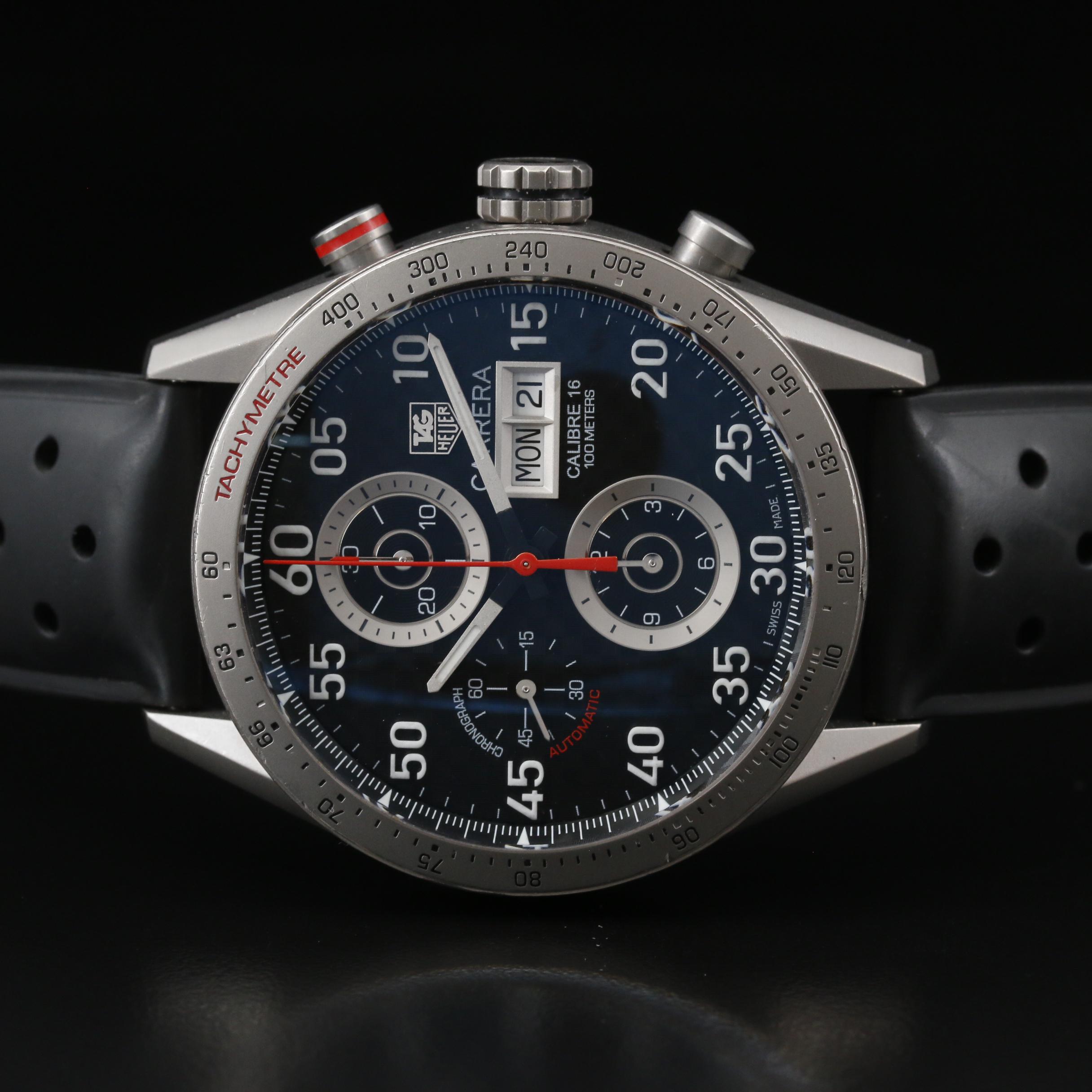 TAG Heuer Carrera Day/Date Chronograph Automatic Watch Model CV2A80