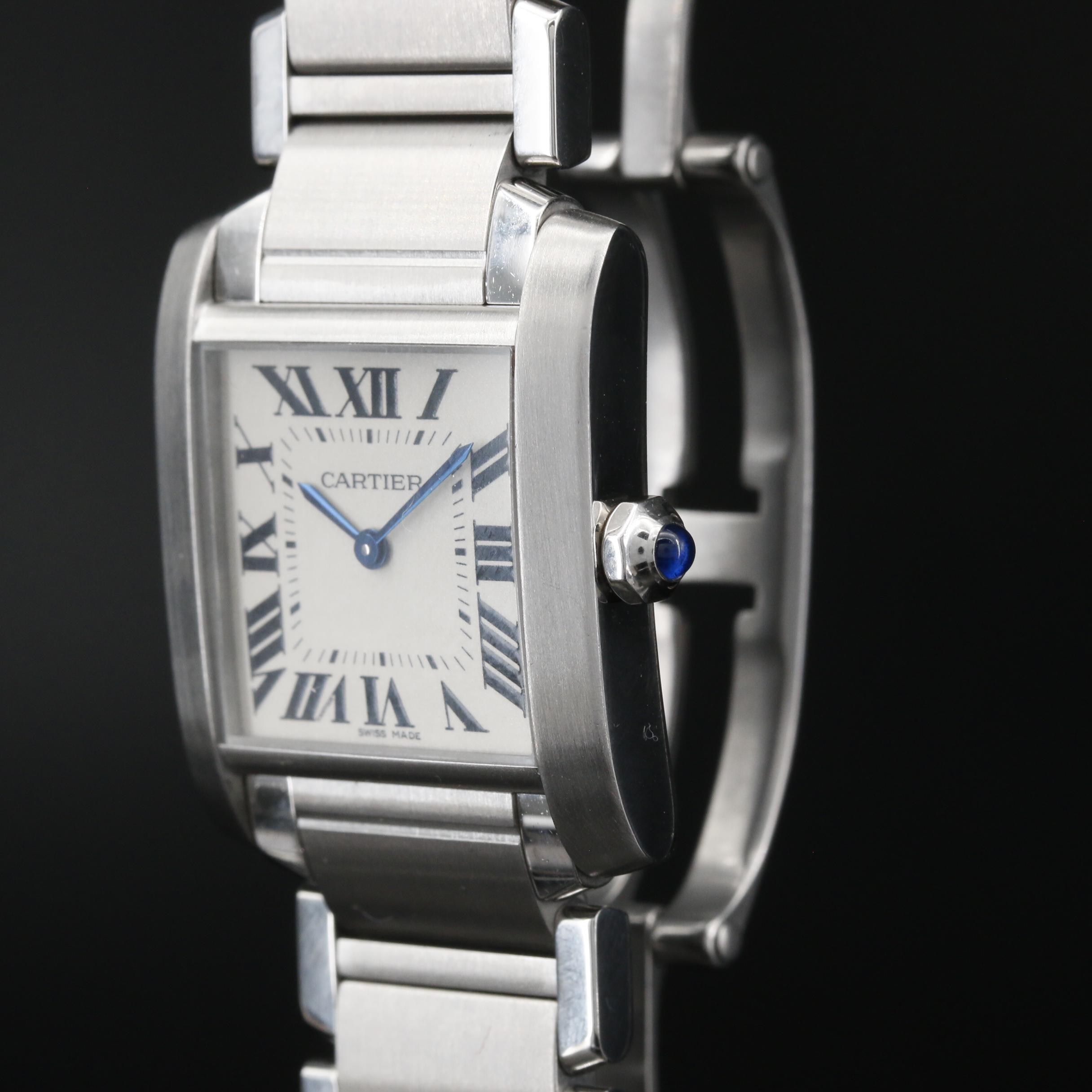 Cartier Tank Francaise Midsize Stainless Steel Quartz Watch