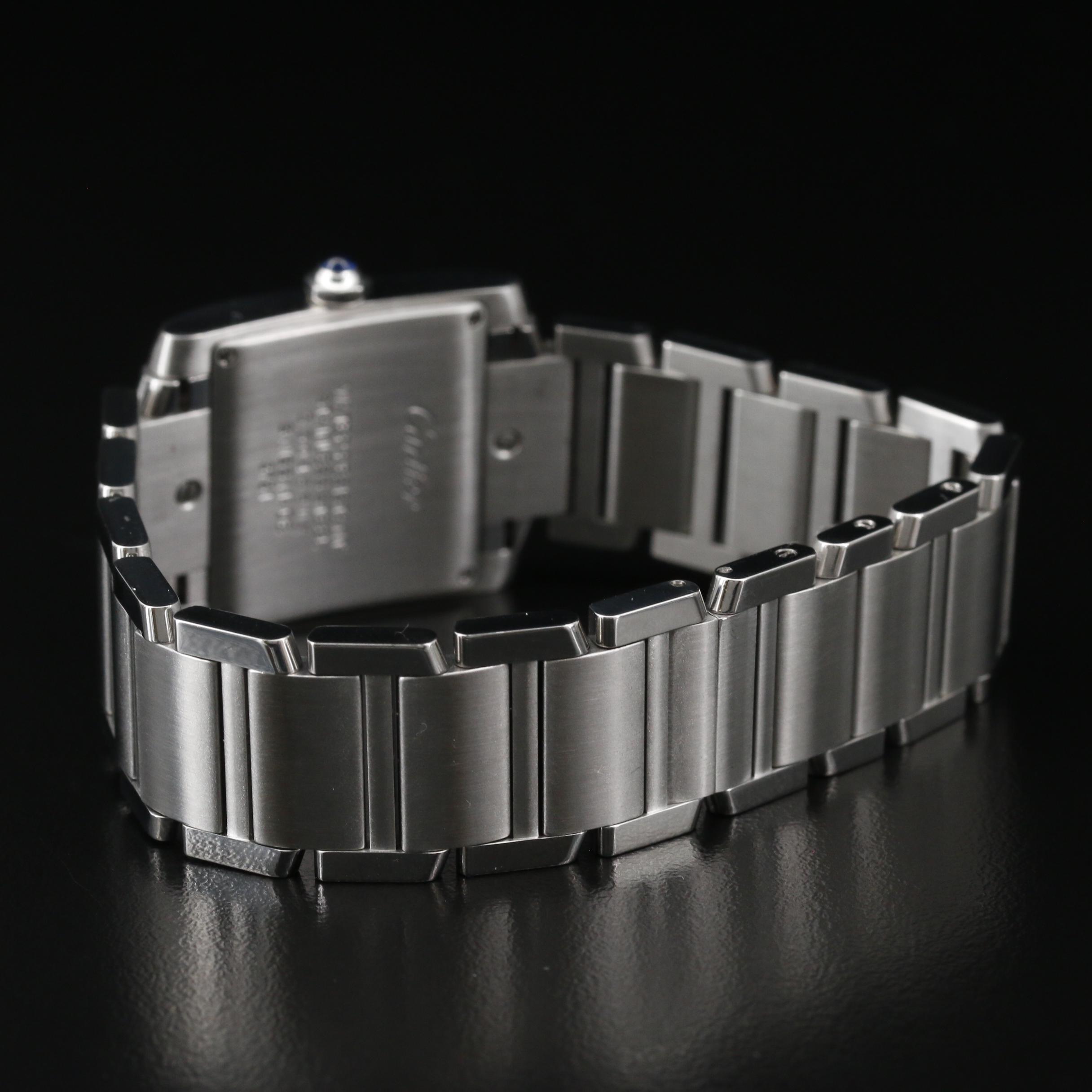 Cartier Tank Francaise Midsize Stainless Steel Quartz Watch