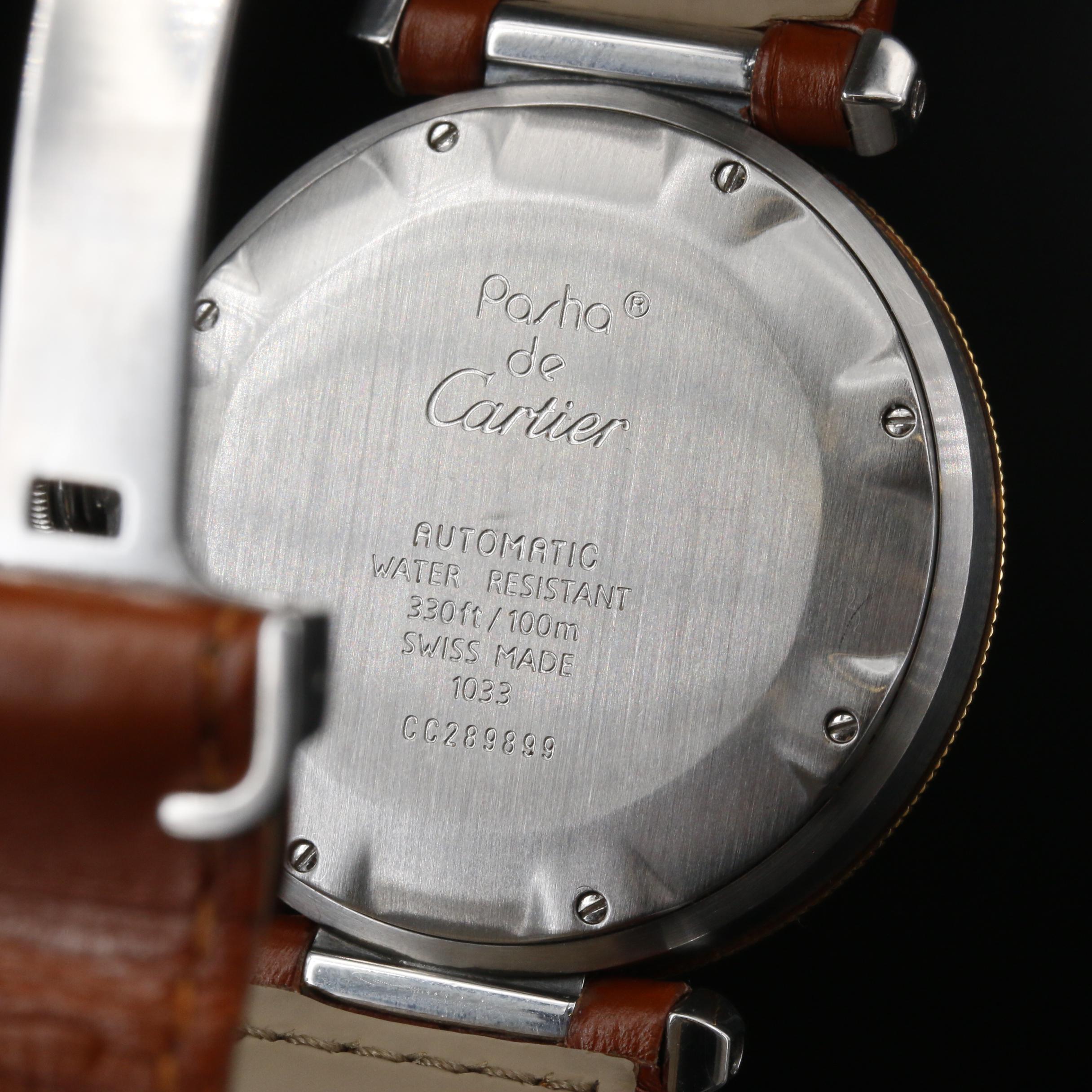 Cartier Pasha de Cartier Power Reserve 18K and Stainless Steel Watch